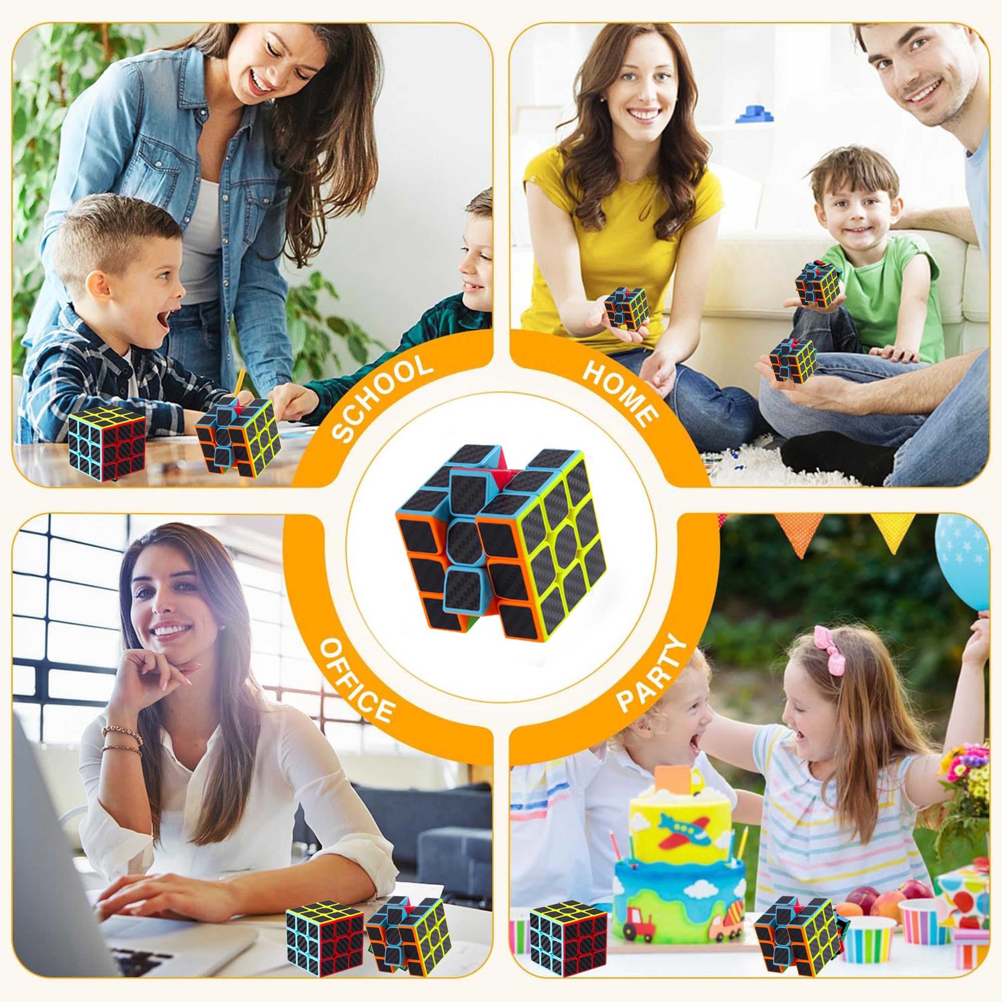 Foto 4 pulgar | Mini Rompecabezas Mágicos Speed Cube De 3 Cm, Paquete De 24 Unidades - Venta Internacional.