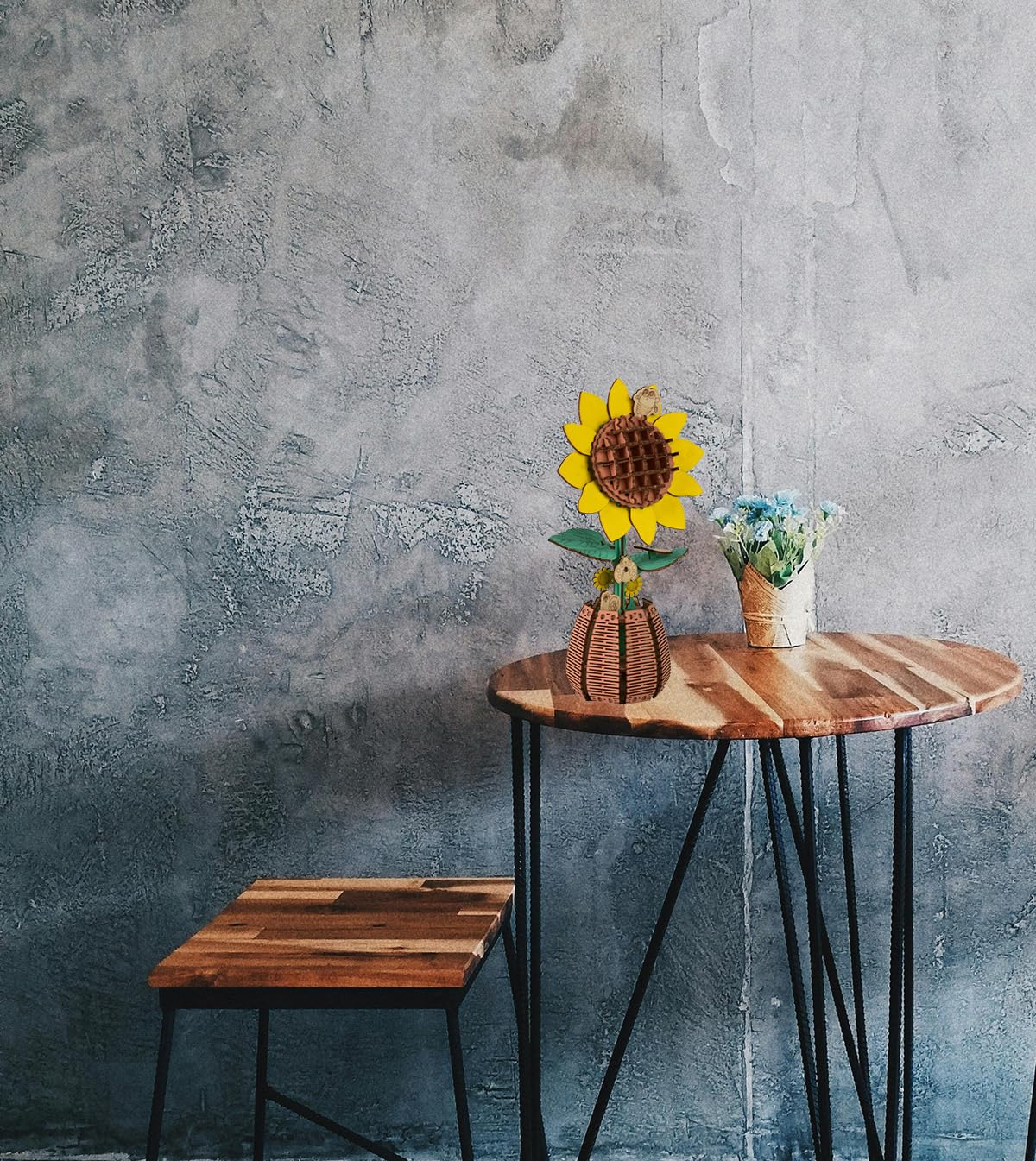 Foto 7 | Puzle 3d De Flores De Madera, Diseño De Girasoles, Con Jarrón, Para Adultos - Venta Internacional.