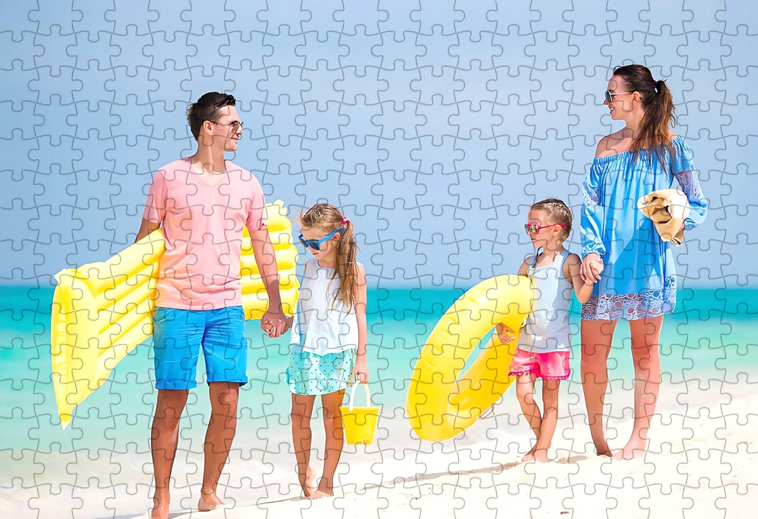 Puzzle Personalizado Rompecabezas De Madera Personalizado De 300 Piezas Con Caja - Venta Internacional.
