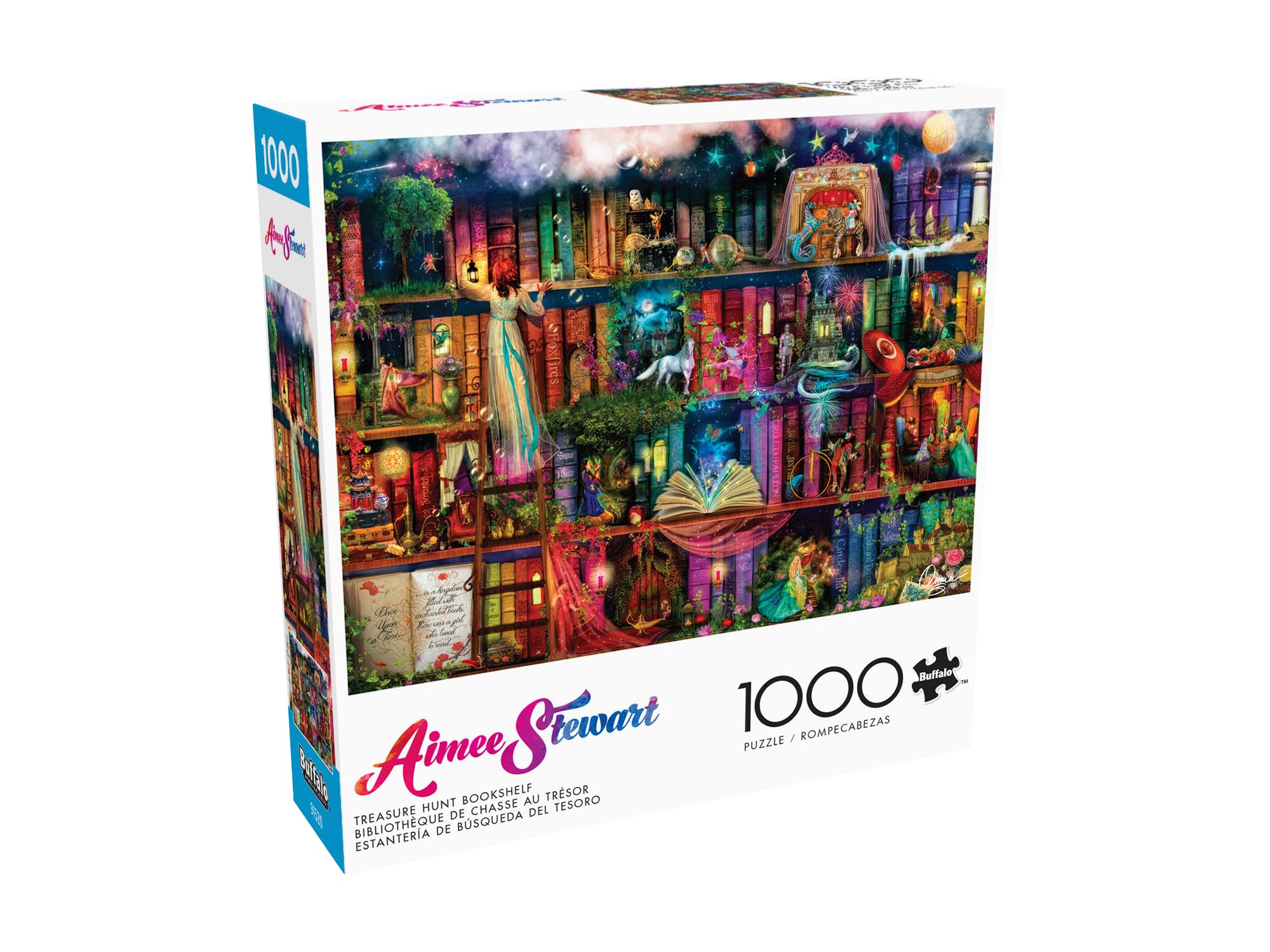 Rompecabezas Buffalo Games Treasure Hunt Estantería de Caza del Tesoro 1000 Piezas - Venta Internacional