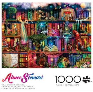 Foto 3 | Rompecabezas Buffalo Games Treasure Hunt Estantería de Caza del Tesoro 1000 Piezas - Venta Internacional