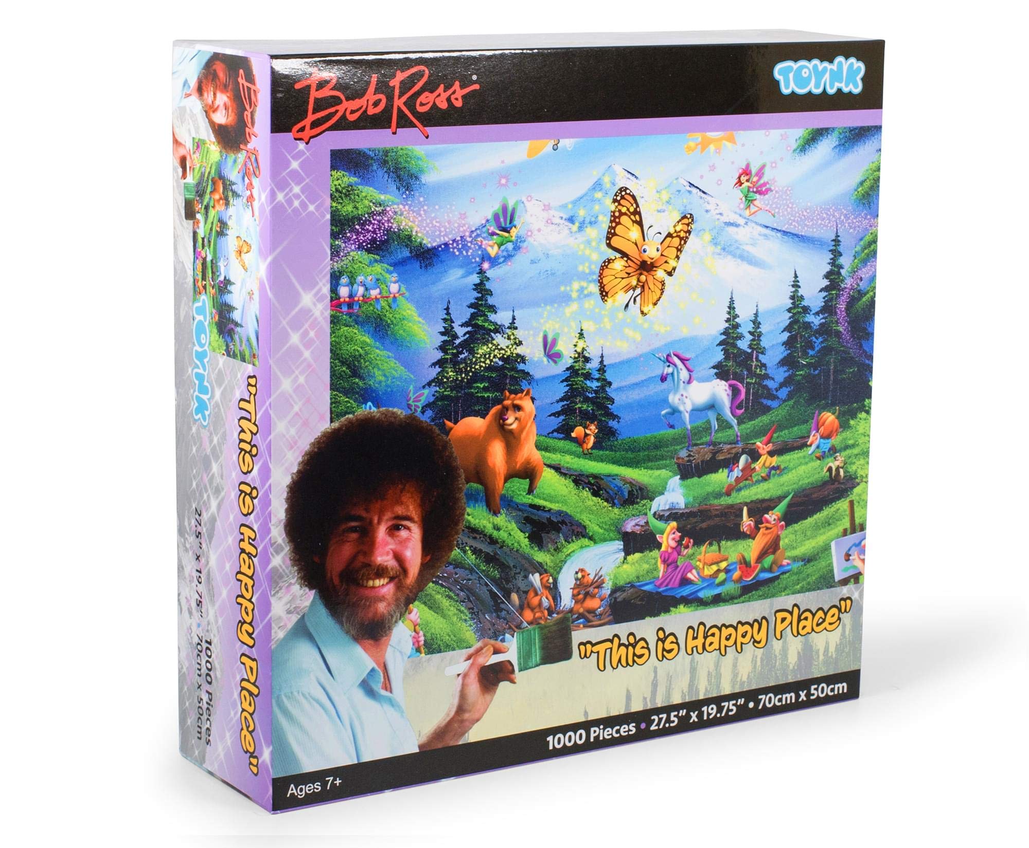 Foto 4 pulgar | Rompecabezas Toynk Bob Ross This Is Happy Place 1000 Piezas - Venta Internacional.