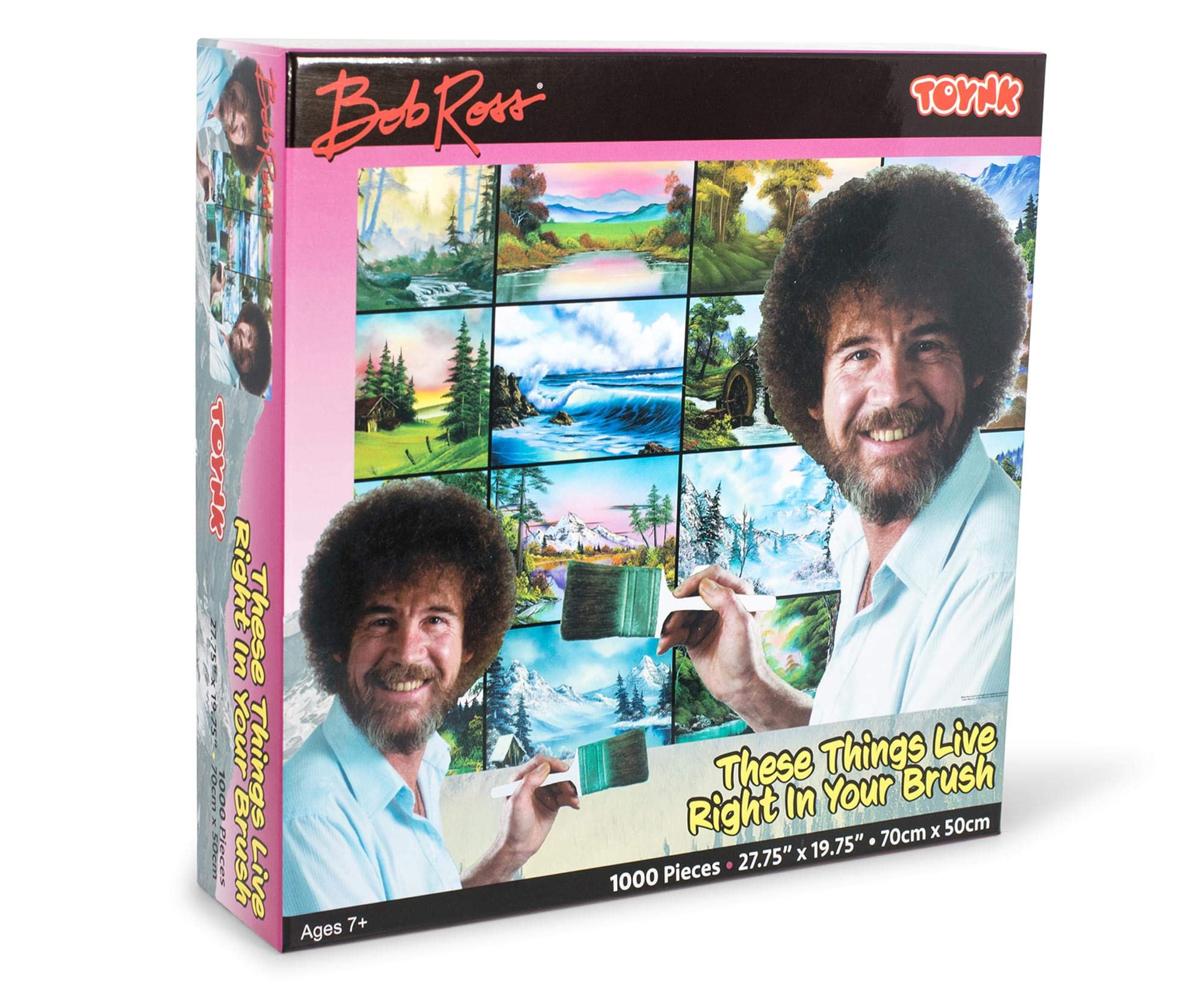 Foto 3 | Rompecabezas Toynk Bob Ross These Things Live 1000 Piezas - Venta Internacional.