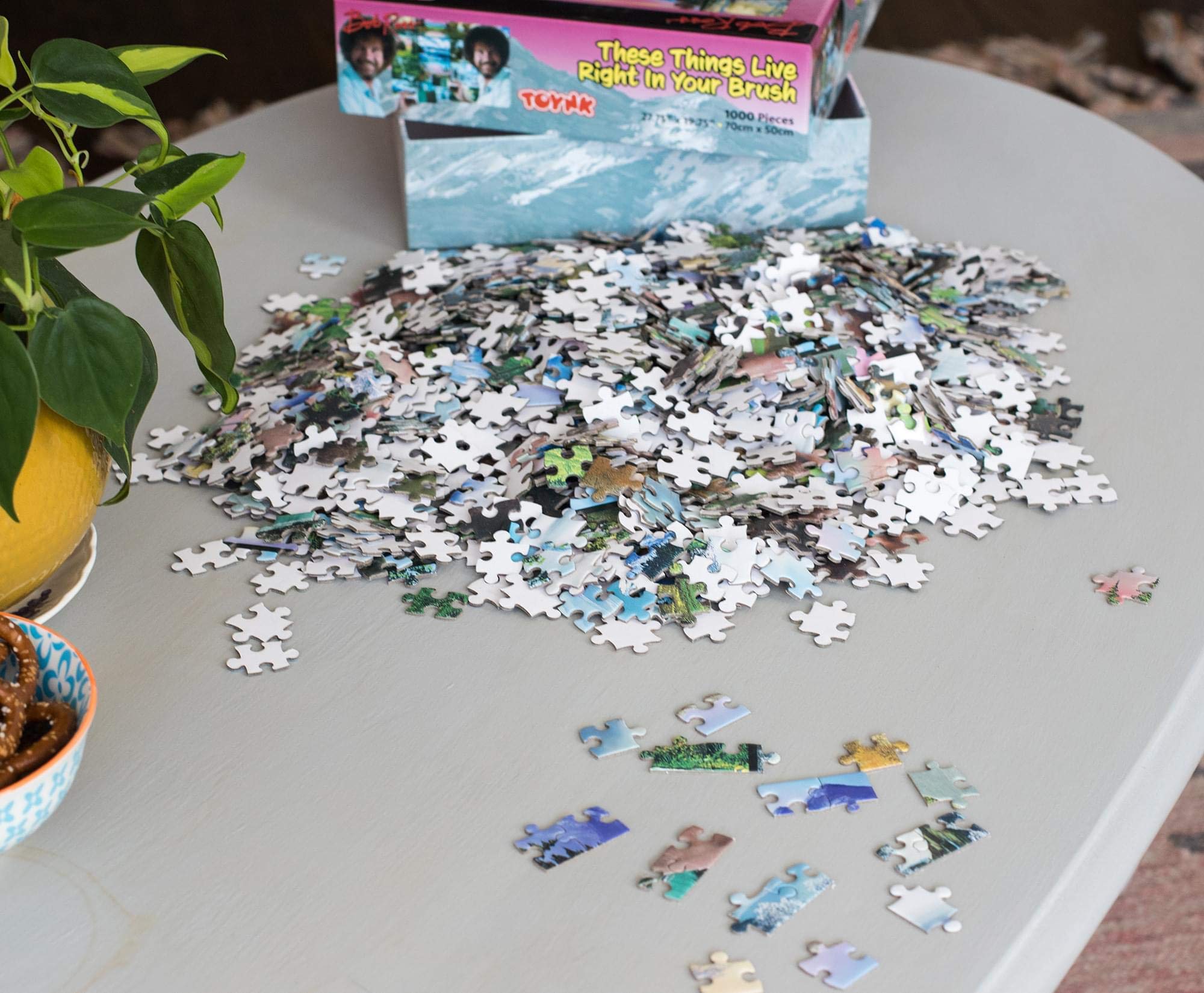 Foto 4 | Rompecabezas Toynk Bob Ross These Things Live 1000 Piezas - Venta Internacional.