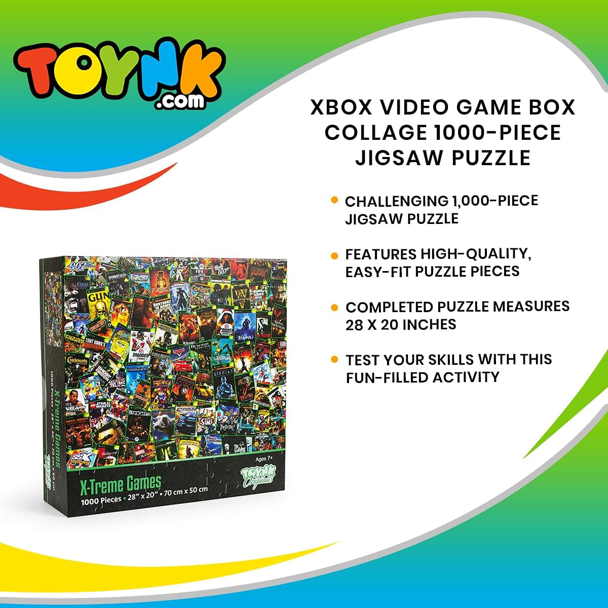 Foto 7 | Collage De Rompecabezas Toynk X-treme Games De 1000 Piezas - Venta Internacional.