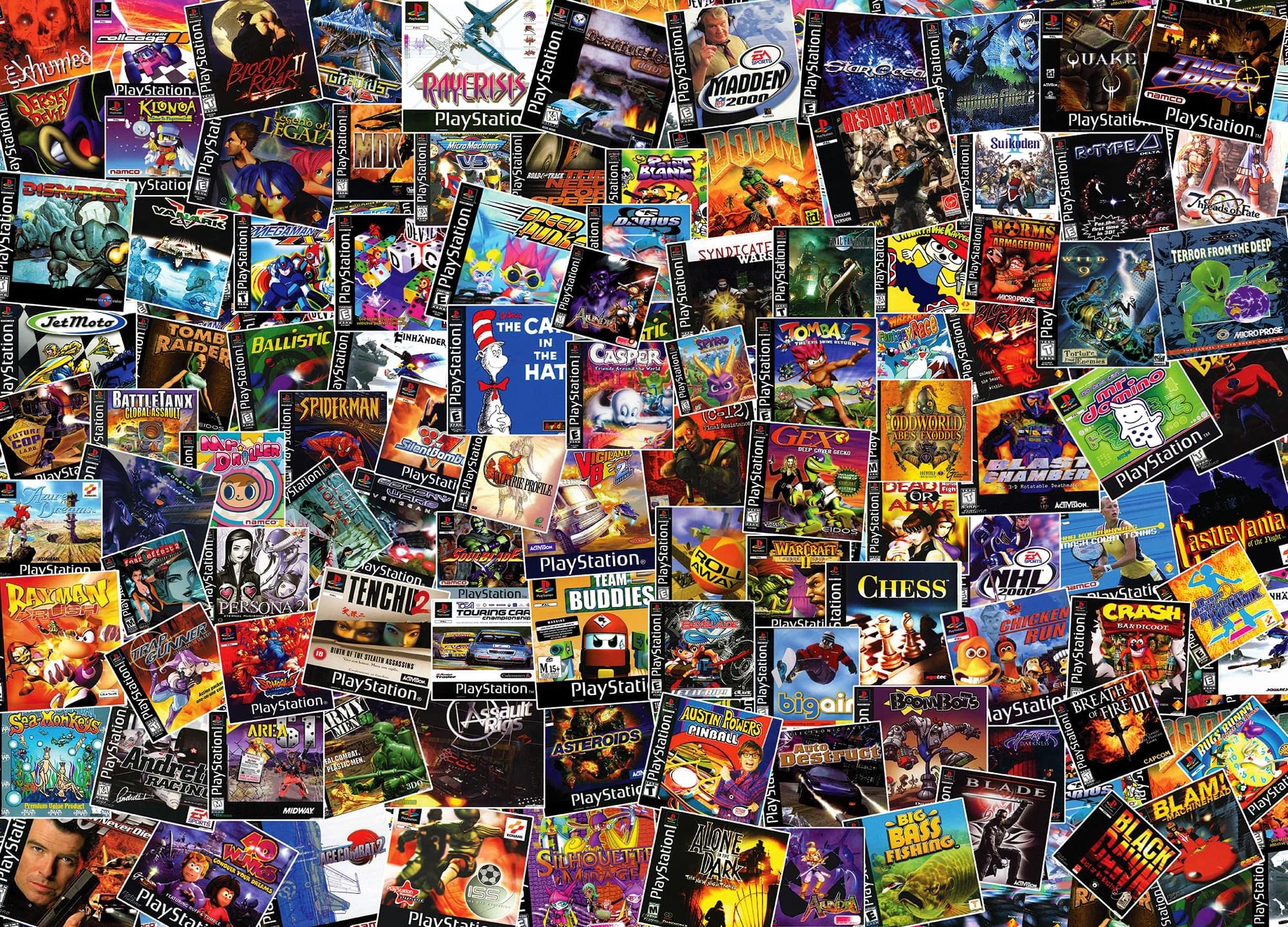 Foto 2 pulgar | Jigsaw Puzzle Toynk, Caja De Videojuegos, Collage, 1000 Piezas - Venta Internacional.