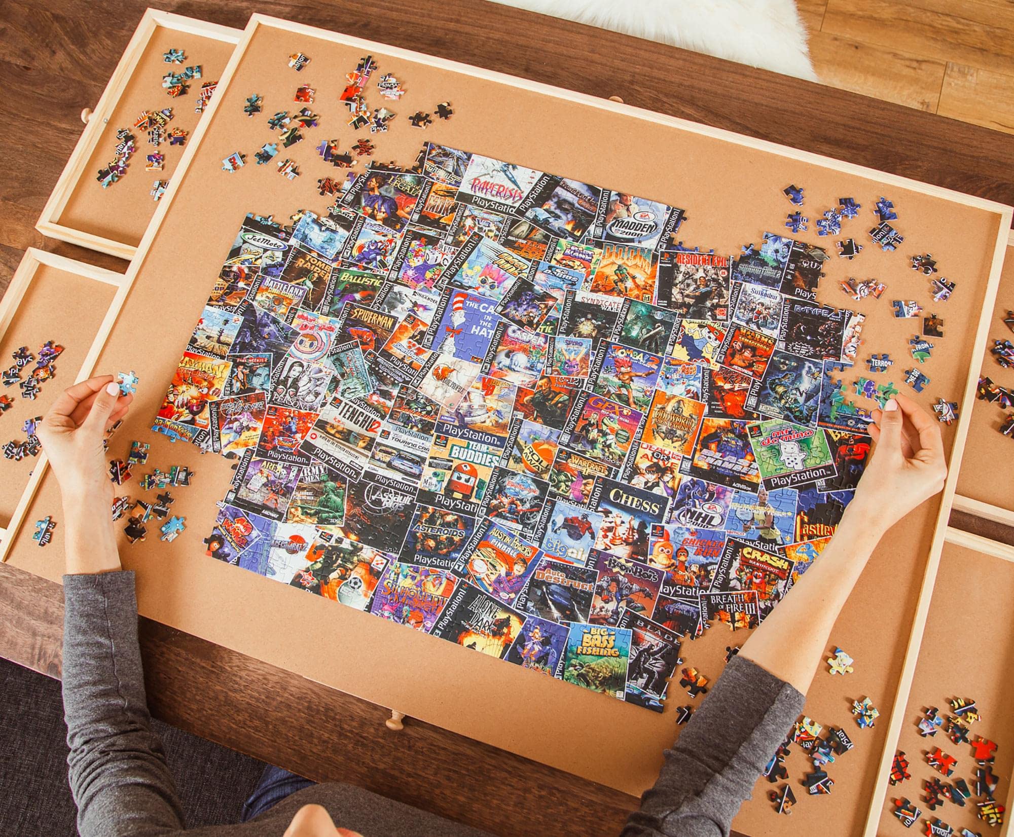 Foto 6 pulgar | Jigsaw Puzzle Toynk, Caja De Videojuegos, Collage, 1000 Piezas - Venta Internacional.