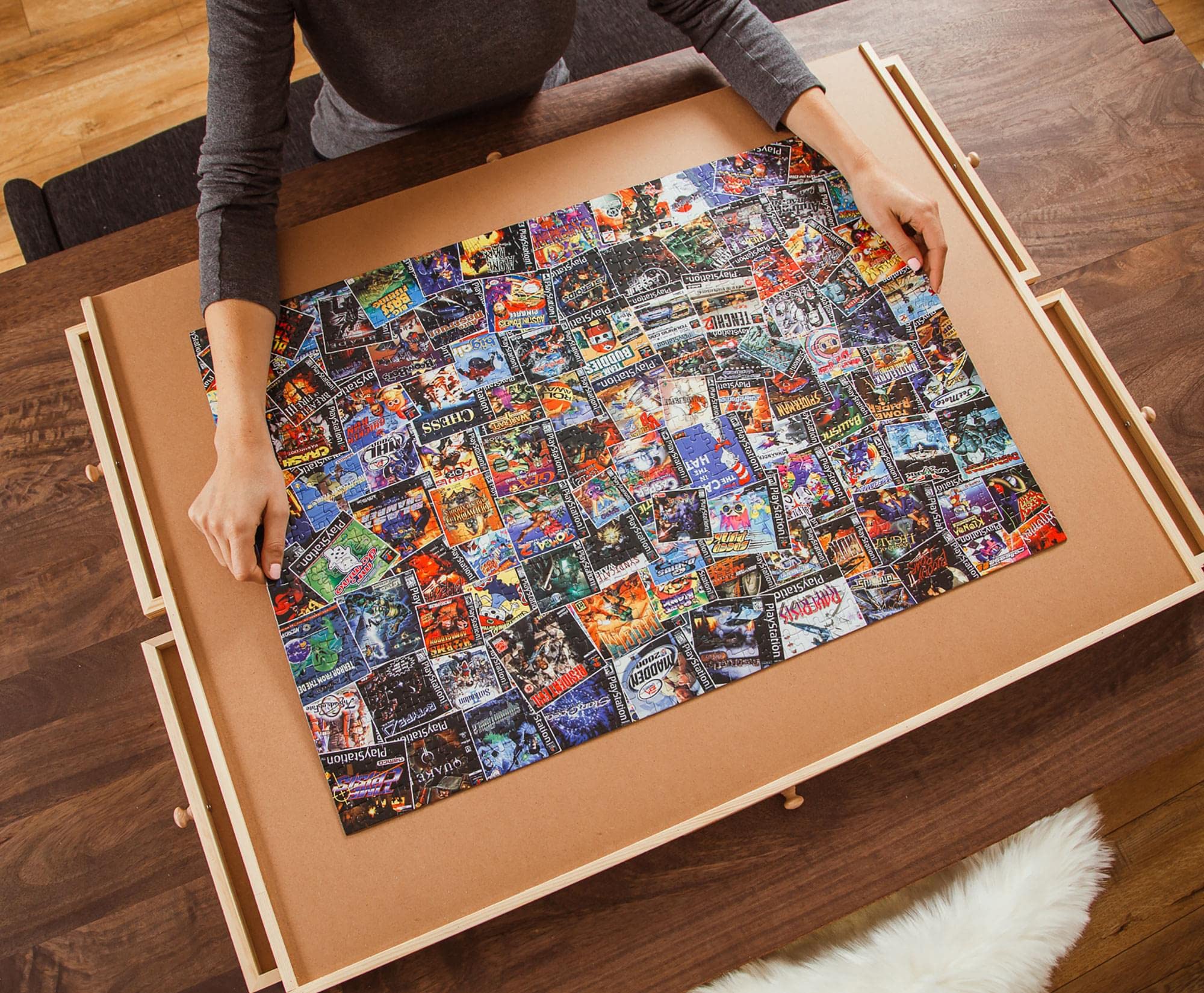 Foto 7 pulgar | Jigsaw Puzzle Toynk, Caja De Videojuegos, Collage, 1000 Piezas - Venta Internacional.