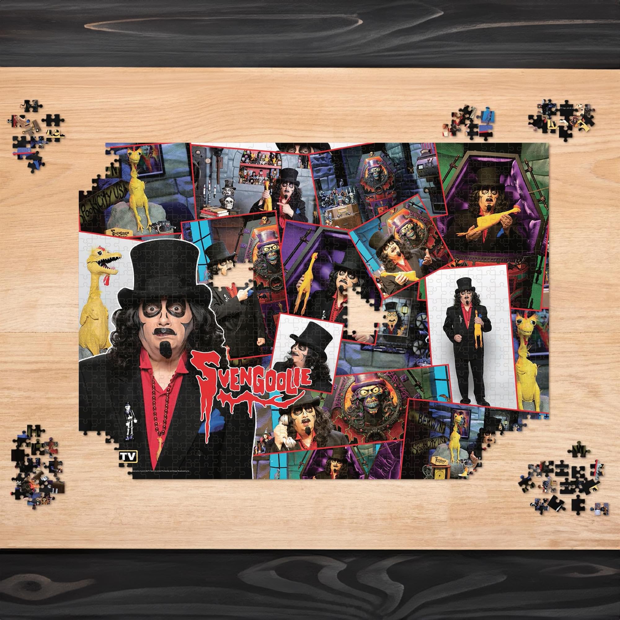 Foto 3 pulgar | Rompecabezas Toynk Svengoolie Collage 1000 Piezas - Venta Internacional.