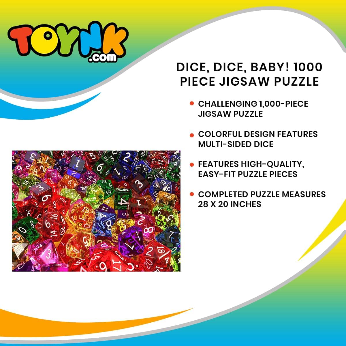 Foto 7 pulgar | Rompecabezas Toynk Dice, Dice, Baby! ¡1000 Piezas Para Adultos - Venta Internacional.
