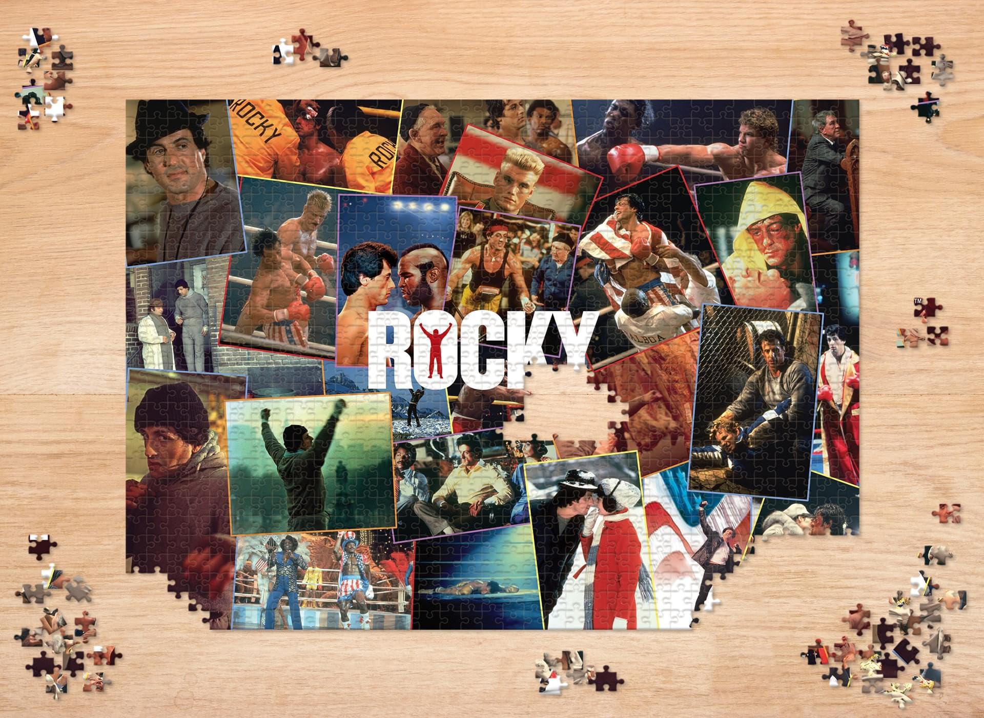 Foto 3 pulgar | Rompecabezas Toynk Rocky Movie Collage De 1000 Piezas - Venta Internacional.
