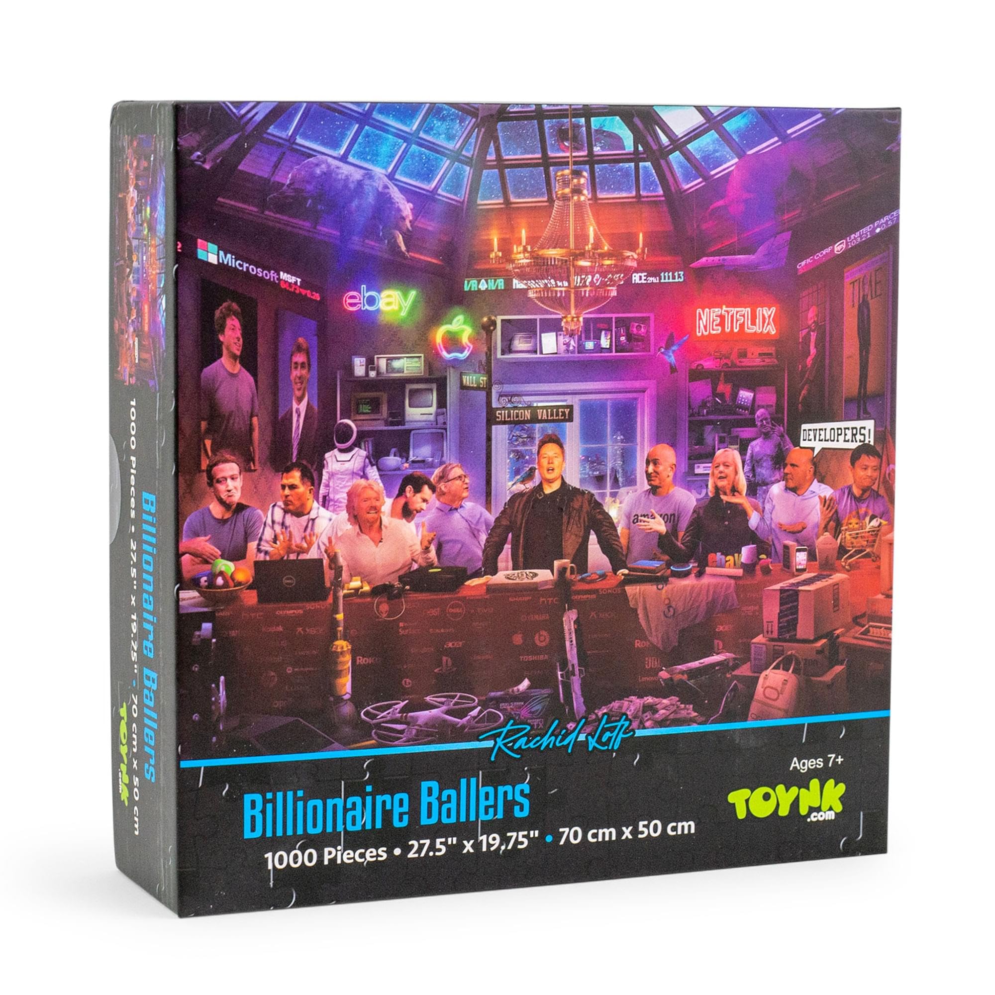 Foto 4 pulgar | Rompecabezas Tech Billionaires 1000 Piezas Rachid Loft - Venta Internacional.