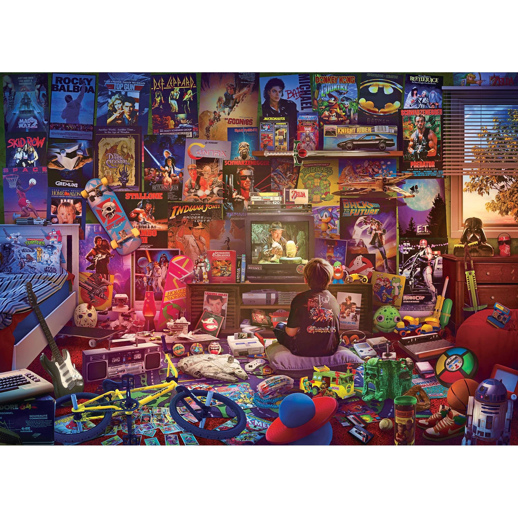 Rompecabezas Toynk An Afternoon In The 80s, Estilo Retro, 1000 Piezas - Venta Internacional.