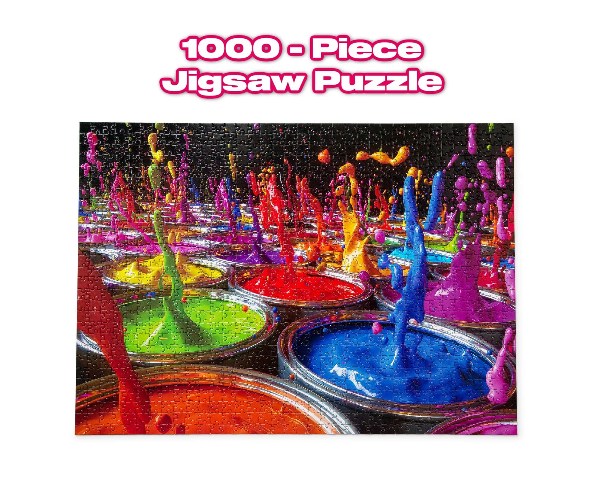 Foto 3 pulgar | Rompecabezas Toynk Paint Splash 1000 Piezas Para Adultos Y Niños - Venta Internacional.