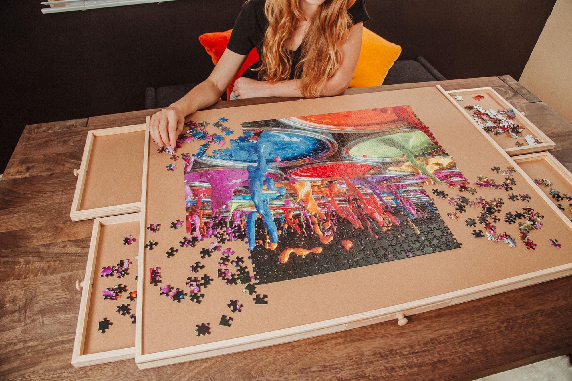 Foto 5 pulgar | Rompecabezas Toynk Paint Splash 1000 Piezas Para Adultos Y Niños - Venta Internacional.