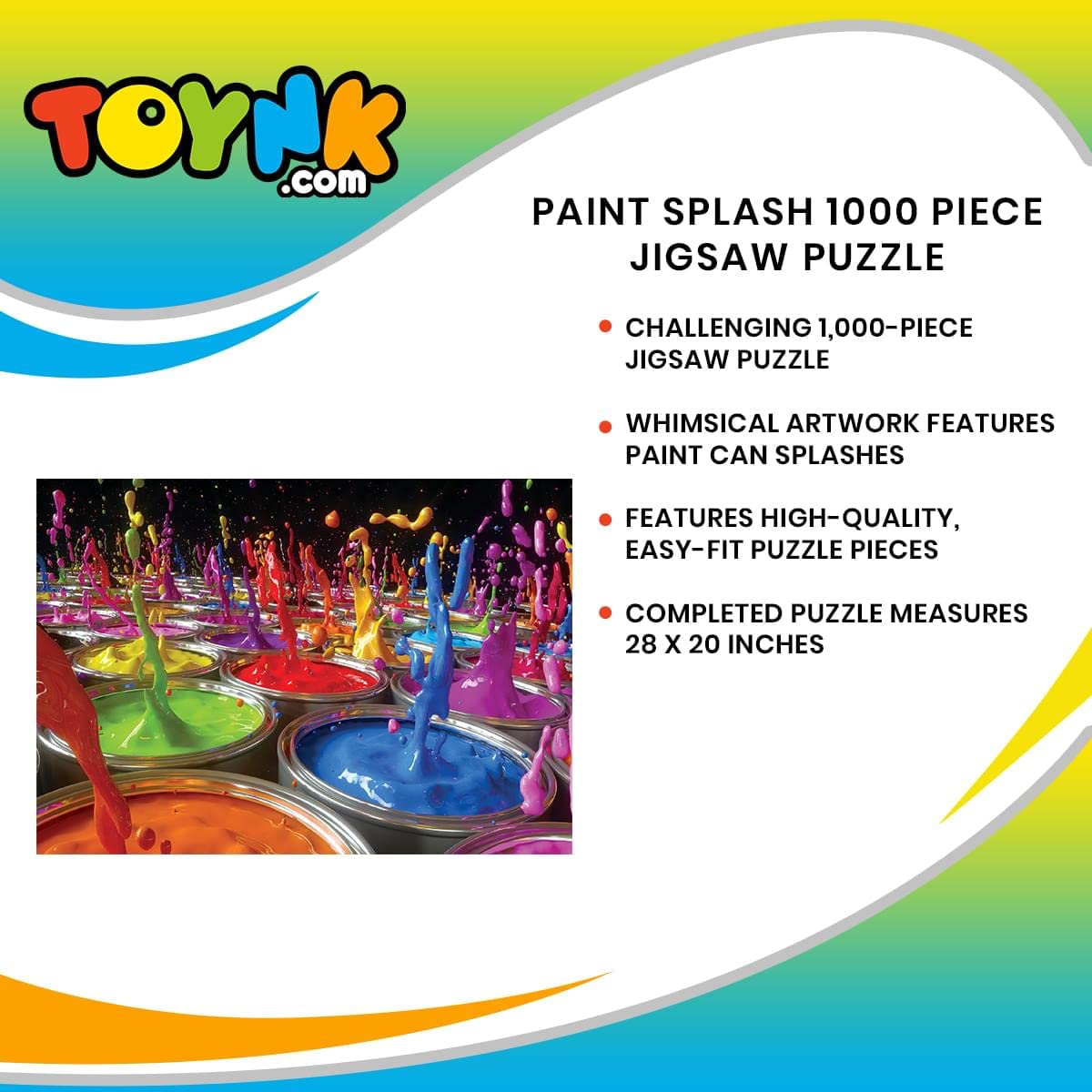 Foto 7 pulgar | Rompecabezas Toynk Paint Splash 1000 Piezas Para Adultos Y Niños - Venta Internacional.