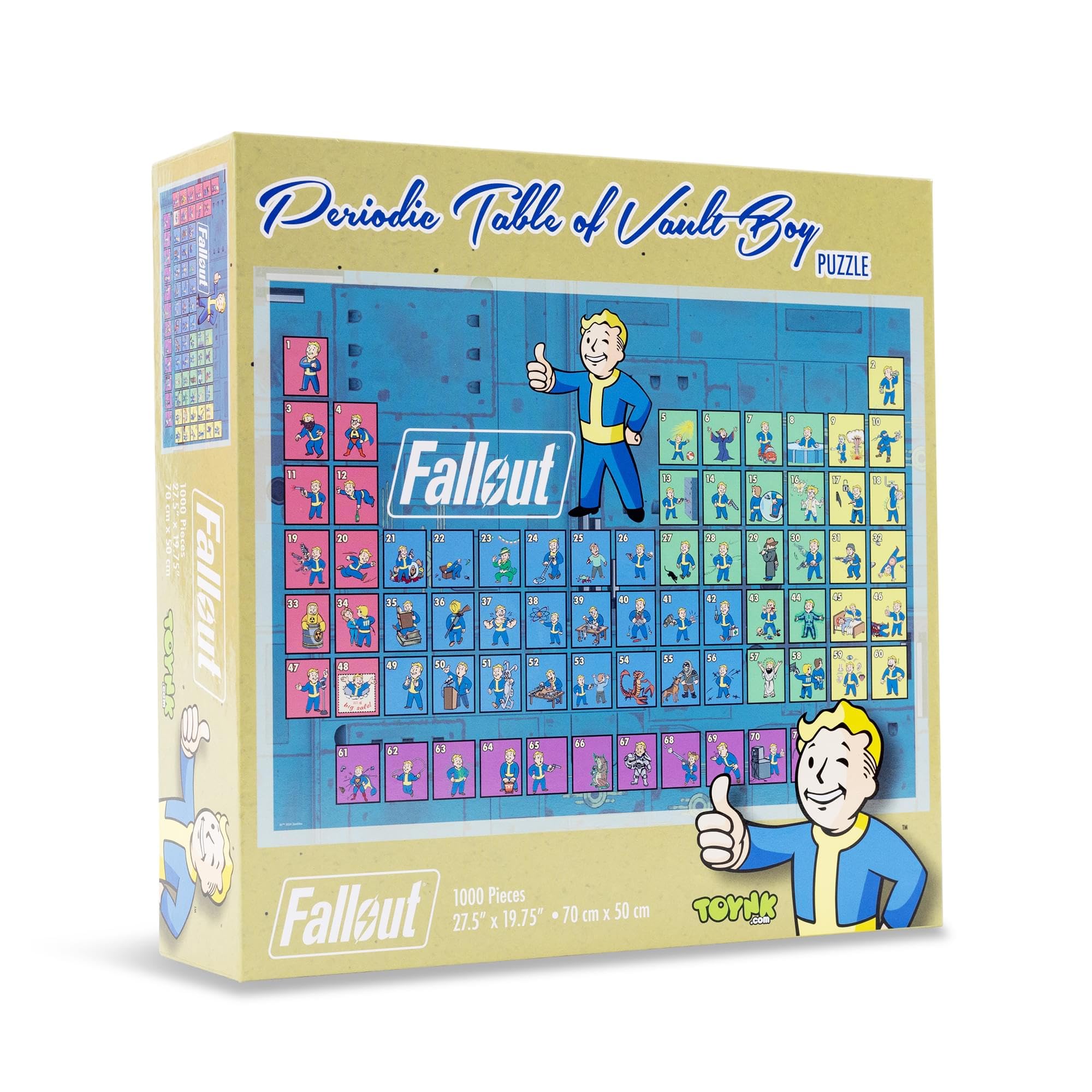 Foto 4 pulgar | Rompecabezas Toynk Fallout Tabla Periódica Vault Boy 1000 Unidades - Venta Internacional.