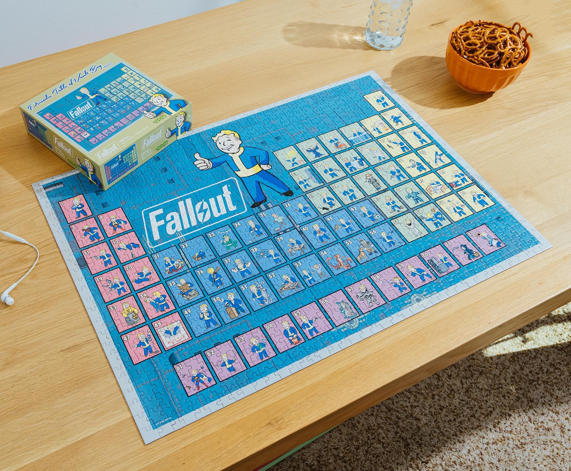 Foto 6 pulgar | Rompecabezas Toynk Fallout Tabla Periódica Vault Boy 1000 Unidades - Venta Internacional.