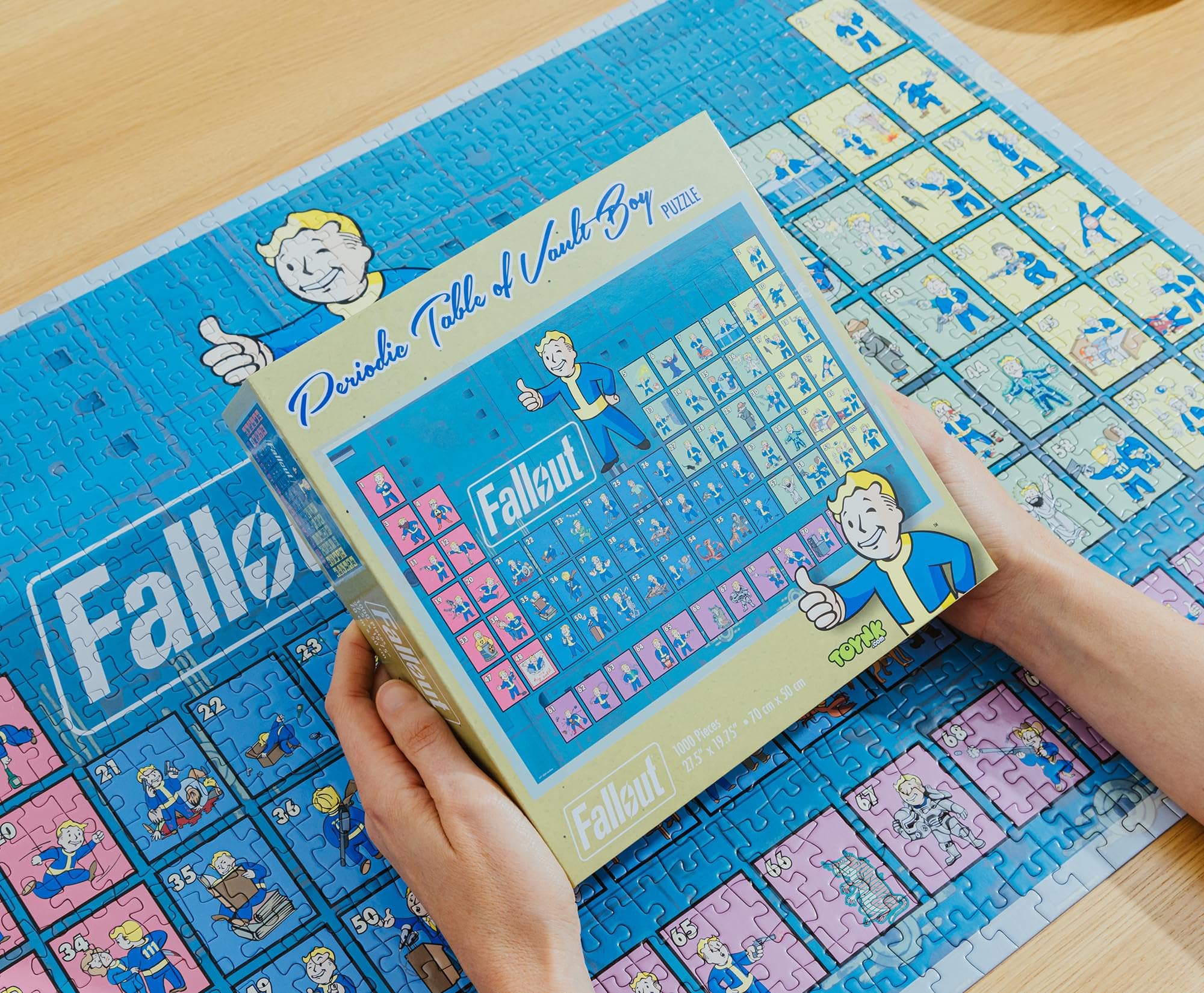 Foto 7 pulgar | Rompecabezas Toynk Fallout Tabla Periódica Vault Boy 1000 Unidades - Venta Internacional.