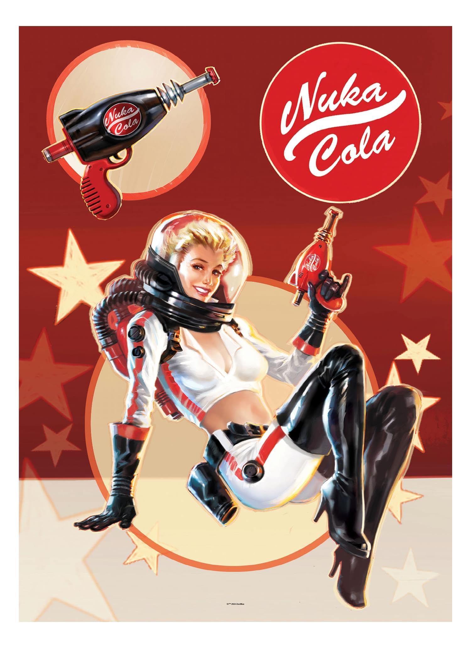Rompecabezas Toynk Fallout Nuka-cola Nuka-girl 1000 Piezas - Venta Internacional.