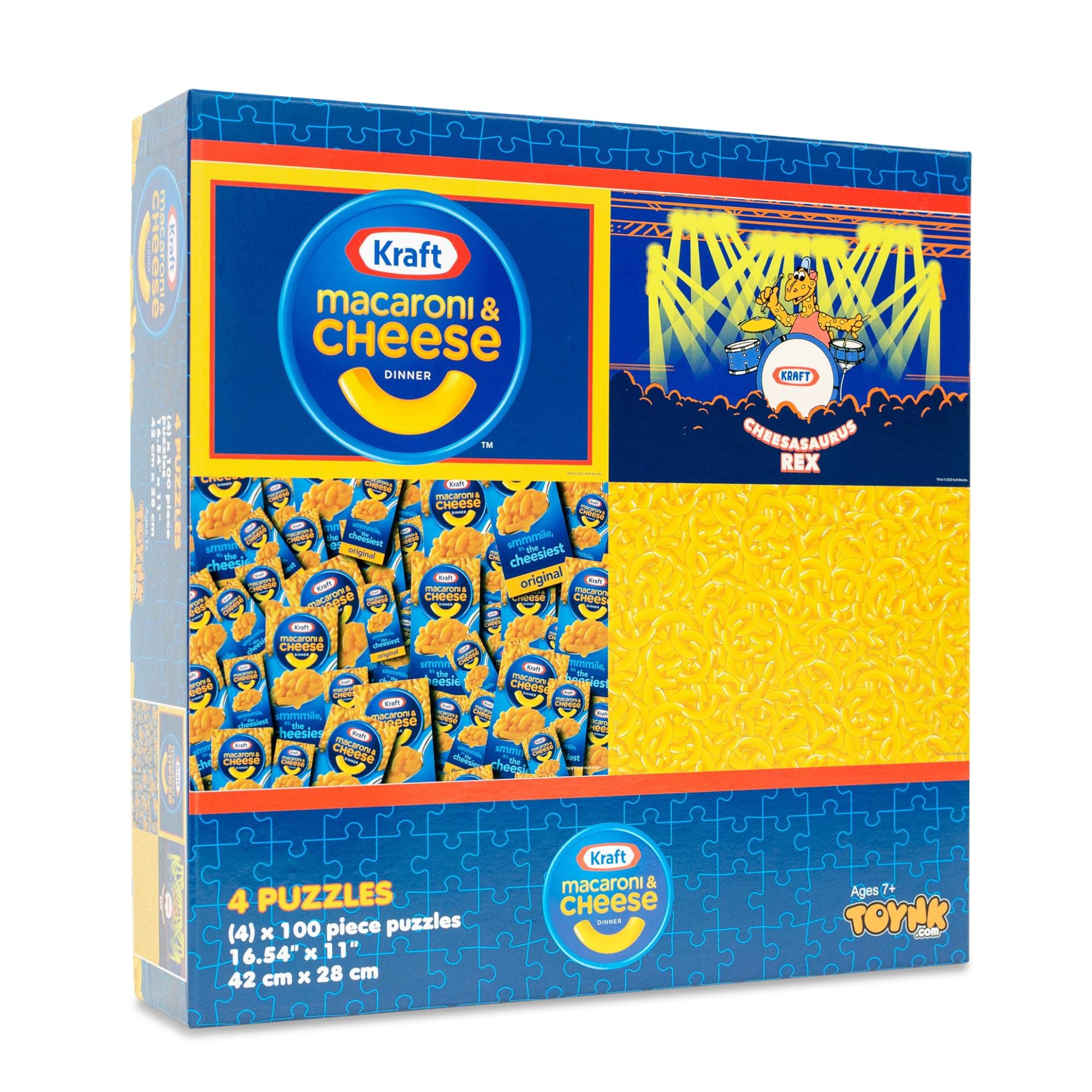 Foto 3 pulgar | Rompecabezas Kraft, Paquete De 4 Unidades, Macarrones Con Queso Kraft, 100 Piezas - Venta Internacional.