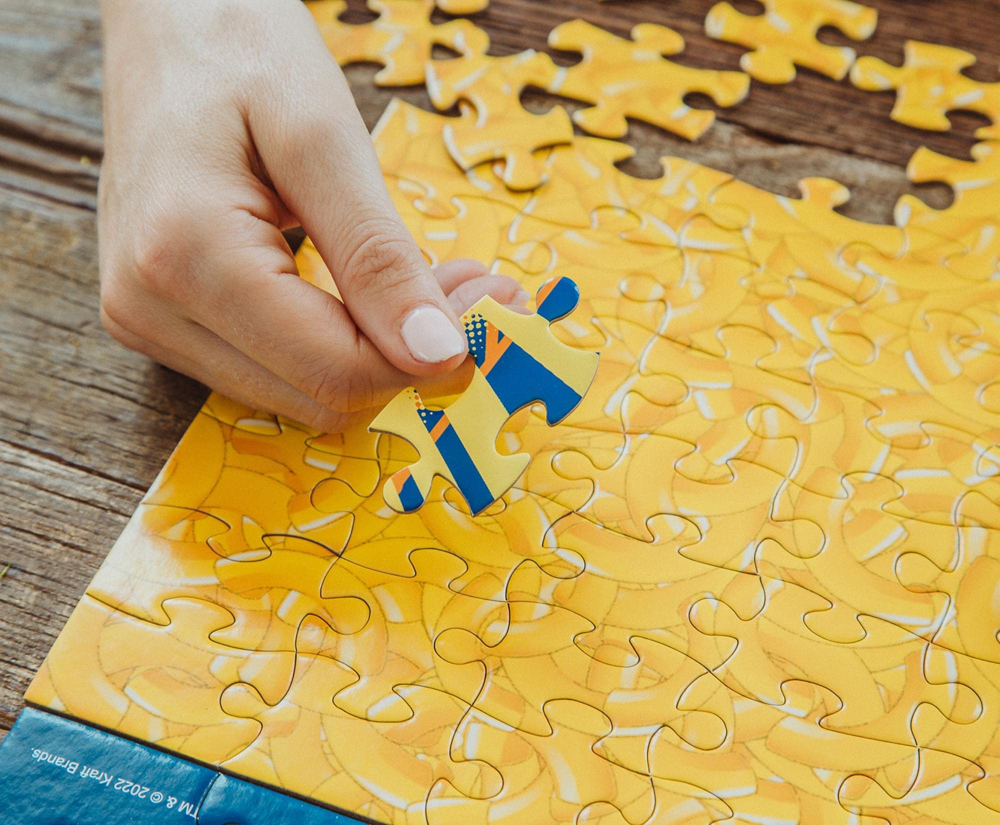 Foto 6 pulgar | Rompecabezas Kraft, Paquete De 4 Unidades, Macarrones Con Queso Kraft, 100 Piezas - Venta Internacional.