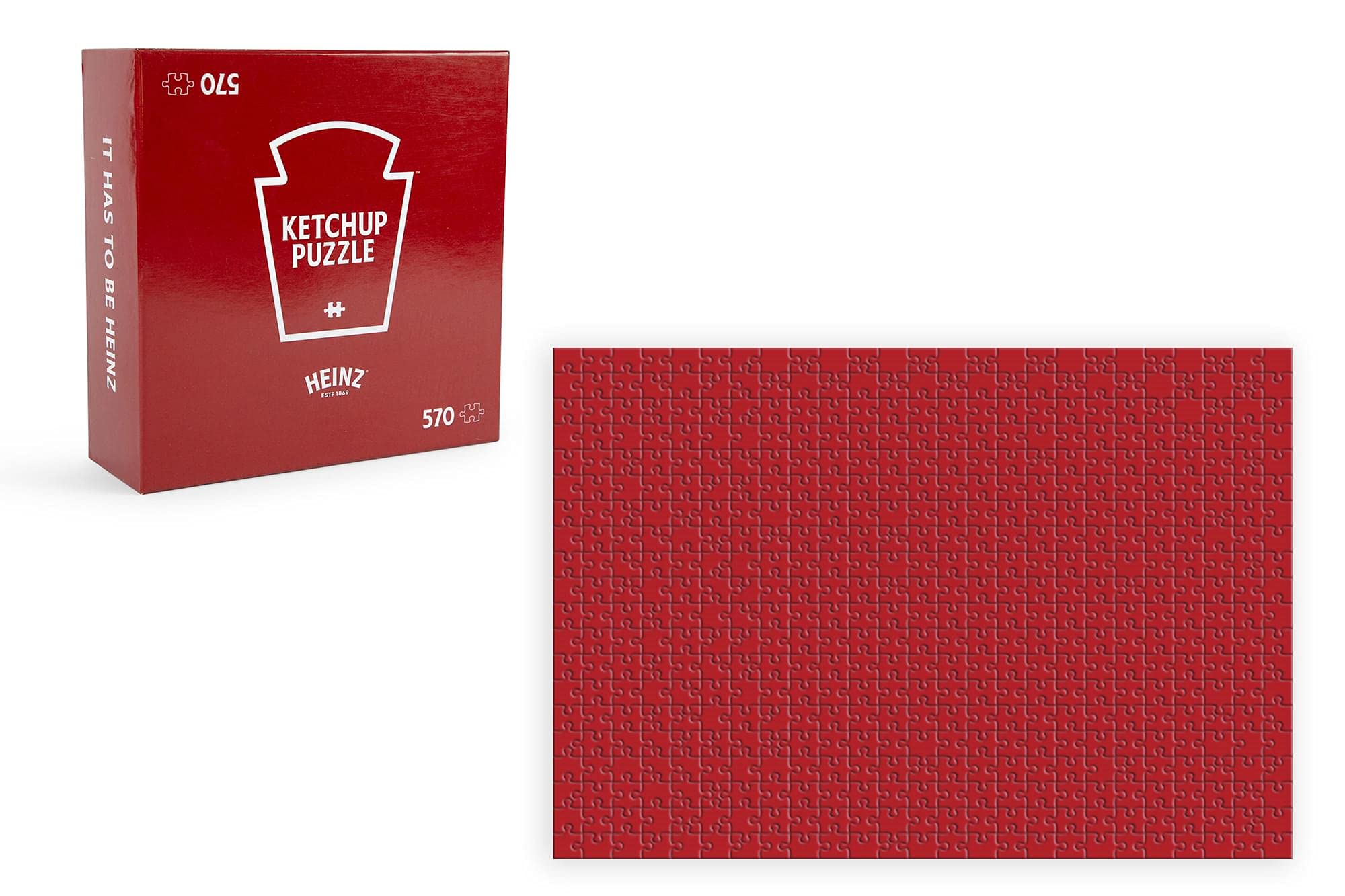 Foto 1 | Rompecabezas Toynk Heinz Ketchup All-red Tomate Food, 570 Unidades - Venta Internacional.