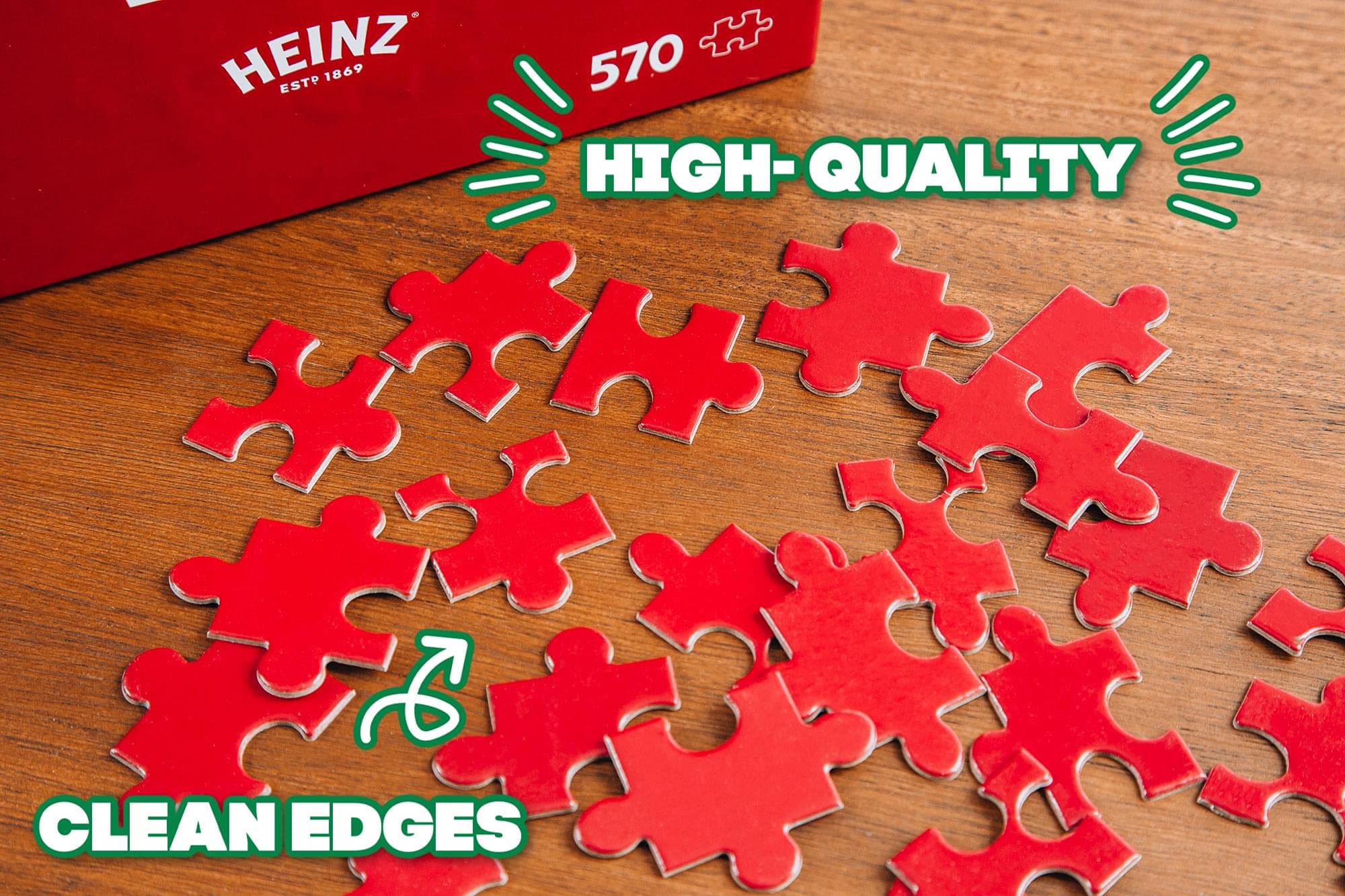 Foto 6 pulgar | Rompecabezas Toynk Heinz Ketchup All-red Tomate Food, 570 Unidades - Venta Internacional.
