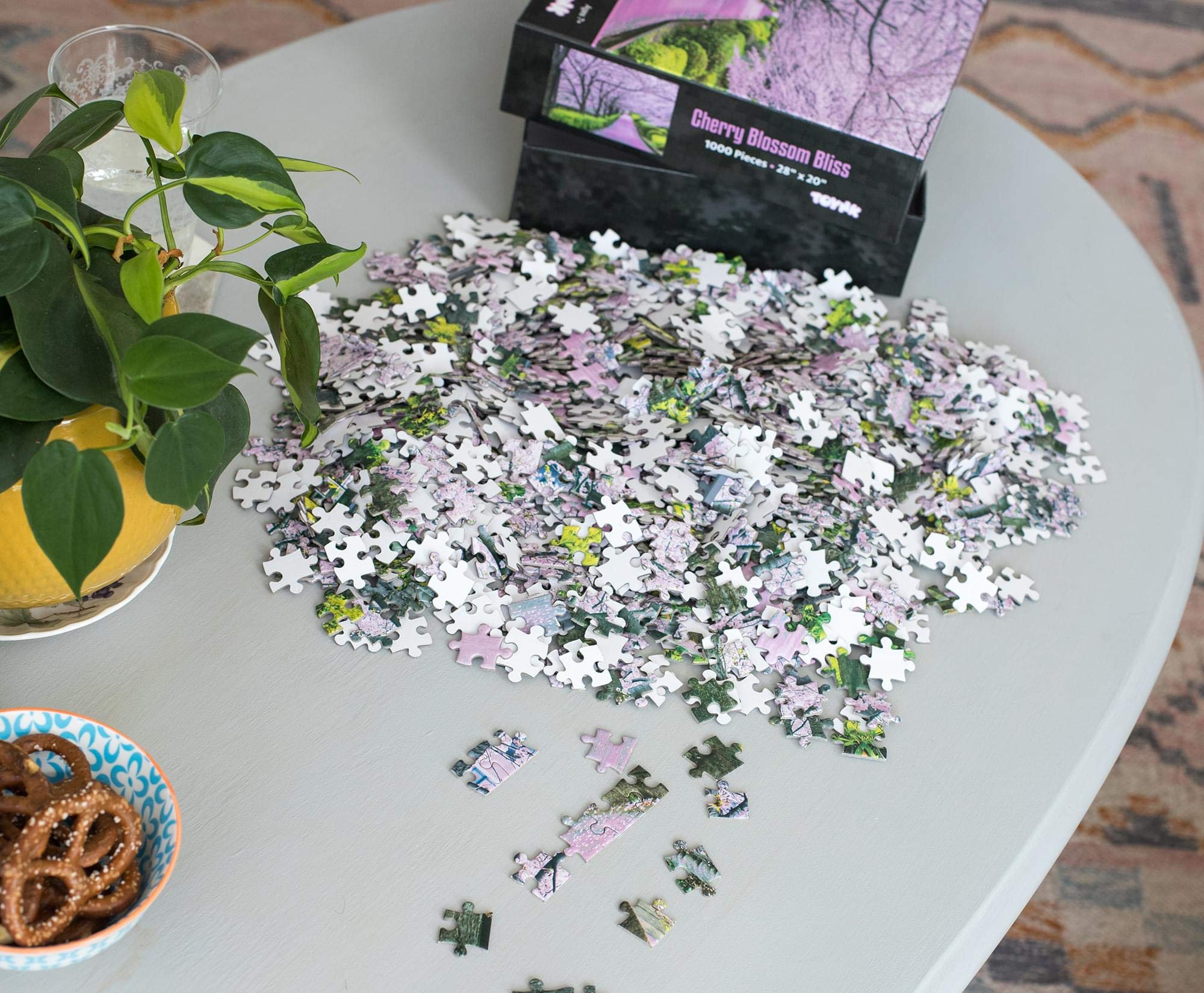 Foto 4 | Rompecabezas Toynk Cherry Blossom Bliss Tokio 1000 Piezas - Venta Internacional.