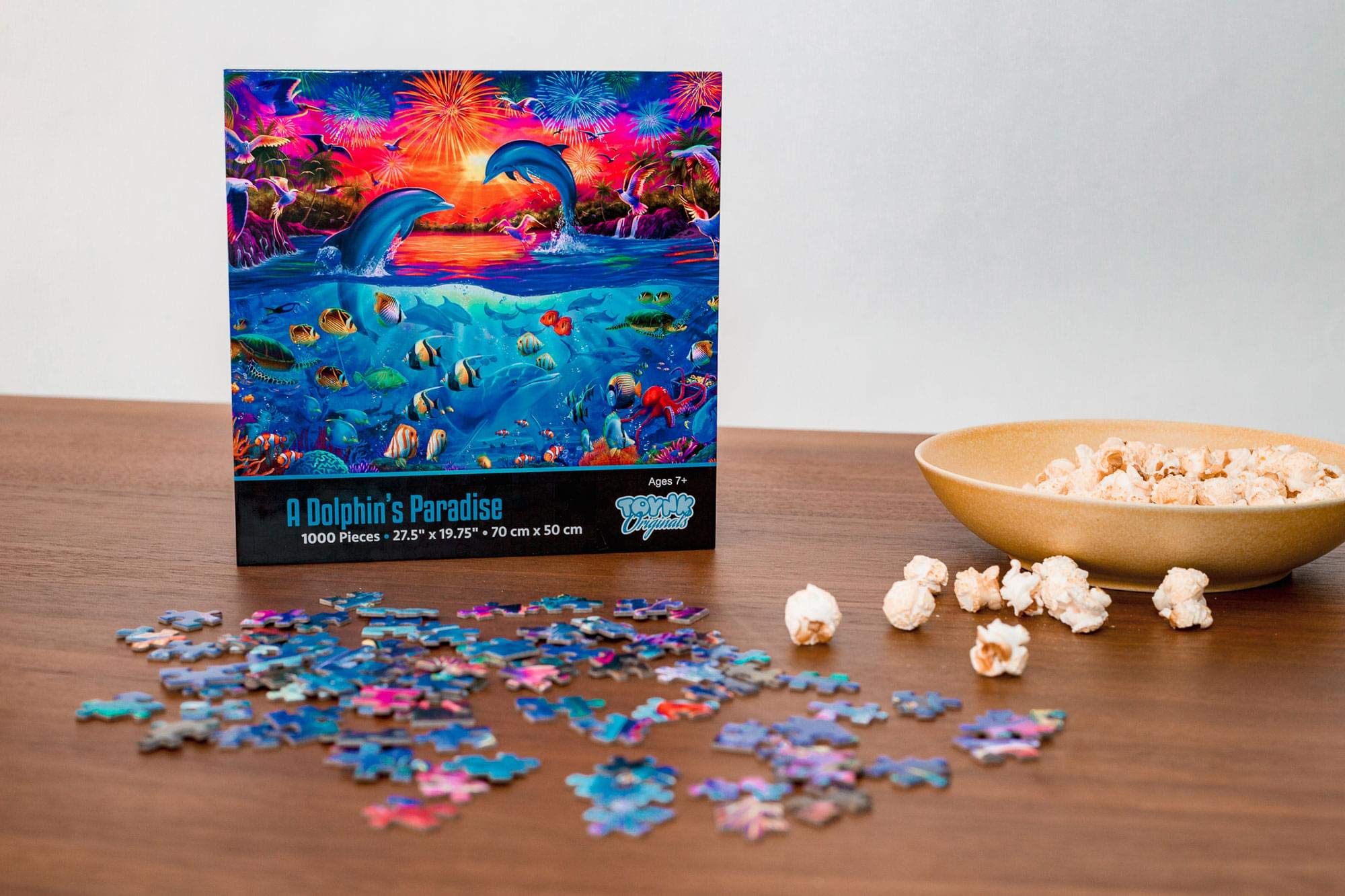 Foto 4 pulgar | Rompecabezas Toynk Dolphin's Paradise Ocean 1000 Piezas - Venta Internacional.