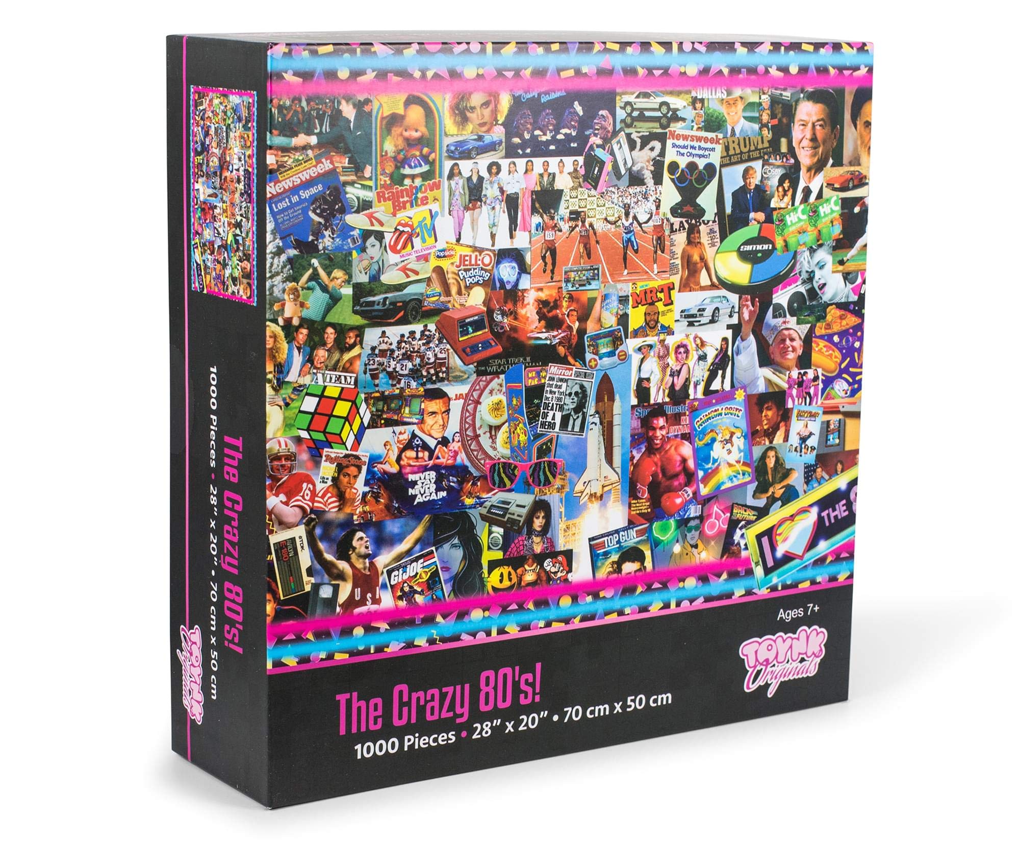 Foto 3 pulgar | ¡rompecabezas Toynk The Crazy 80's! Retro, 1000 Piezas - Venta Internacional.