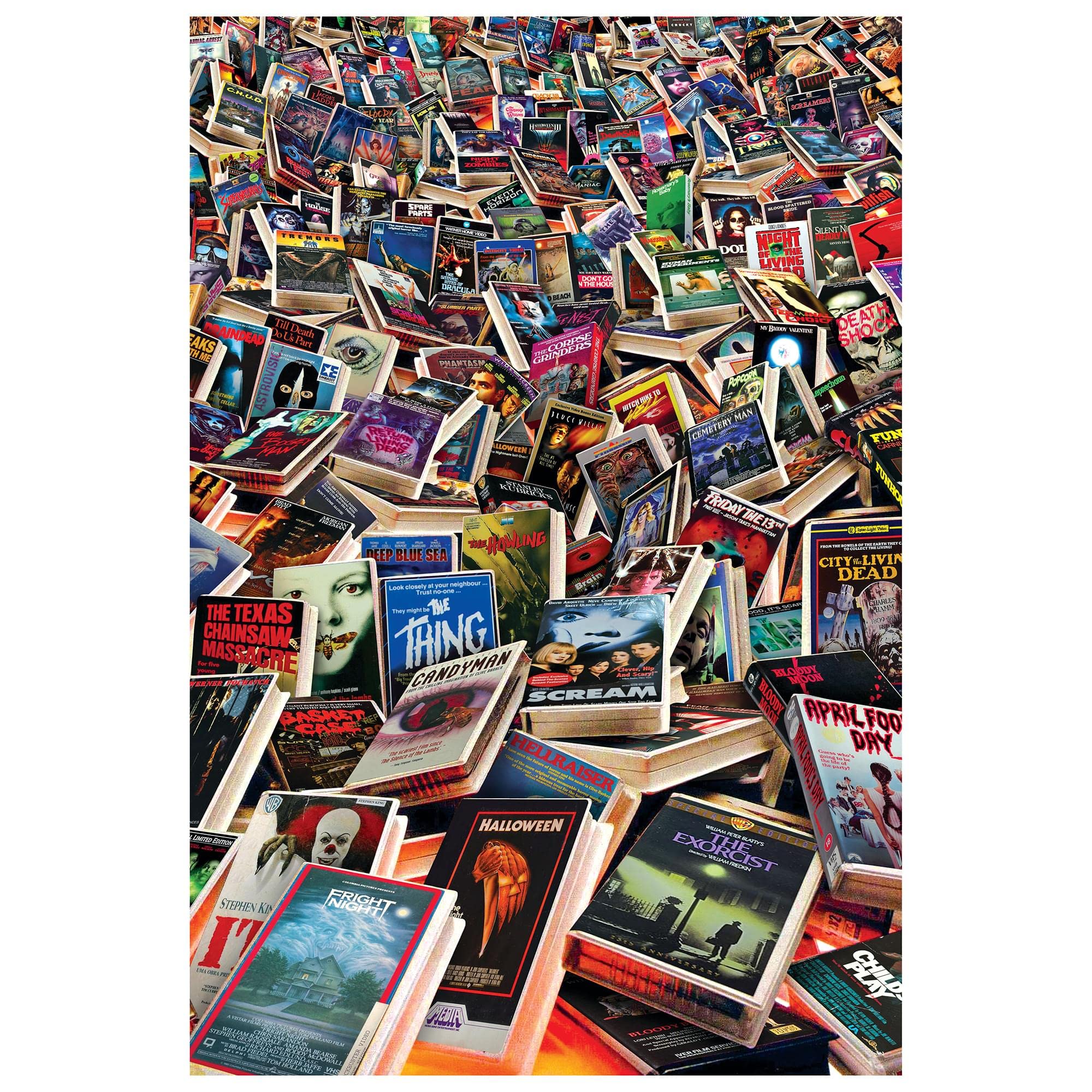 Rompecabezas Toynk Horror Vhs Cemetery 1000 Piezas 70 X 50 Cm - Venta Internacional.