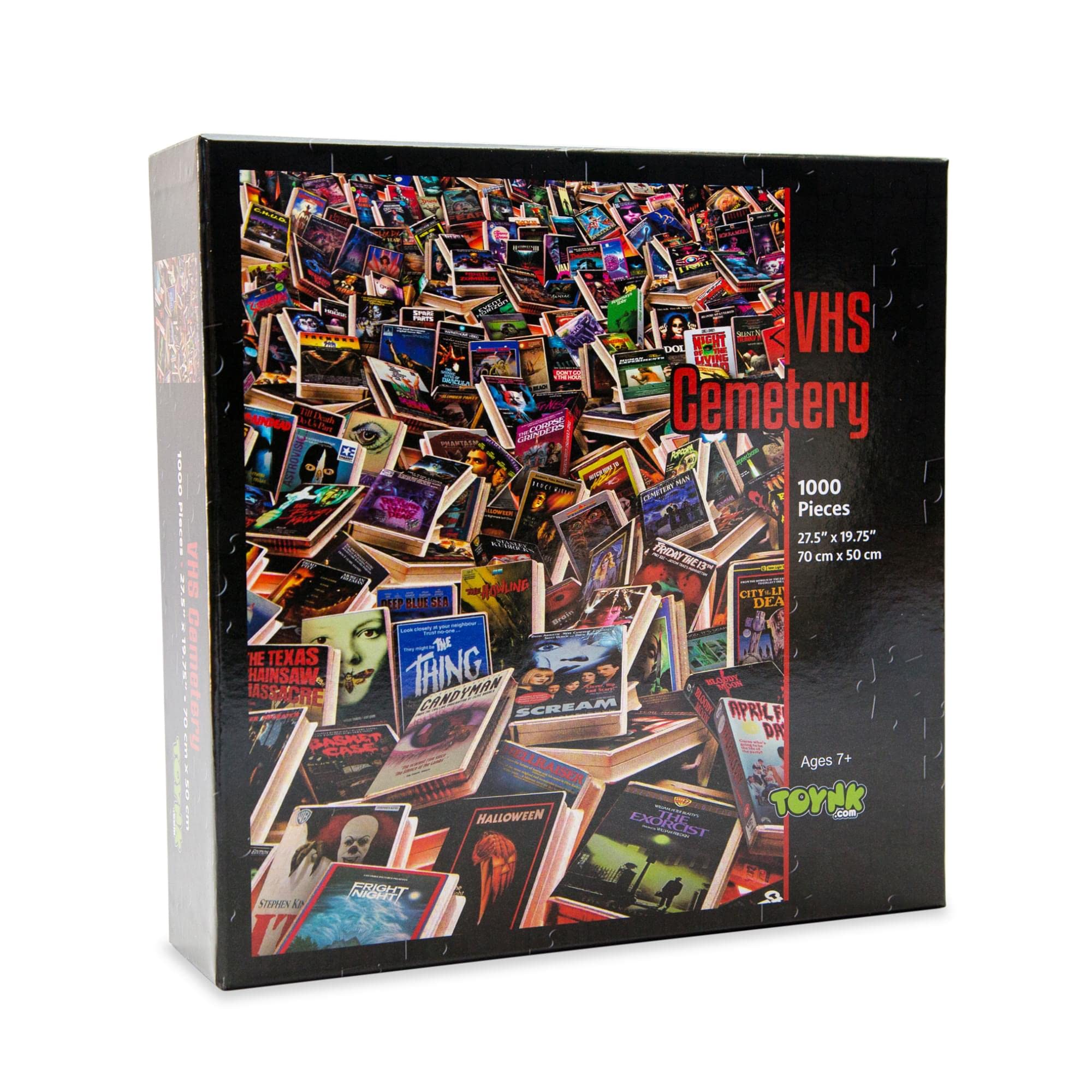 Foto 4 pulgar | Rompecabezas Toynk Horror Vhs Cemetery 1000 Piezas 70 X 50 Cm - Venta Internacional.