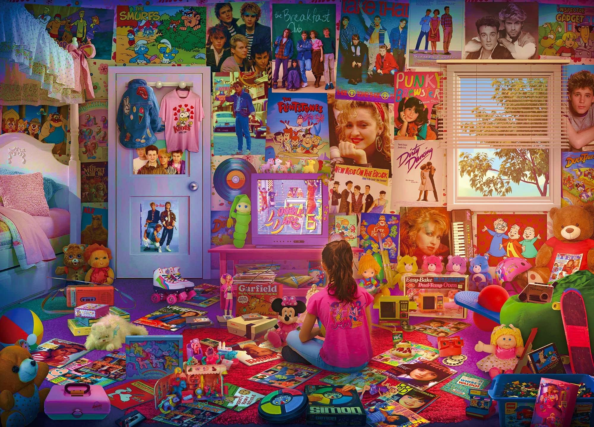 Foto 1 | Rompecabezas Toynk Daydreams De La Cultura Pop De Los 80 Y 90, 1000 Piezas - Venta Internacional.