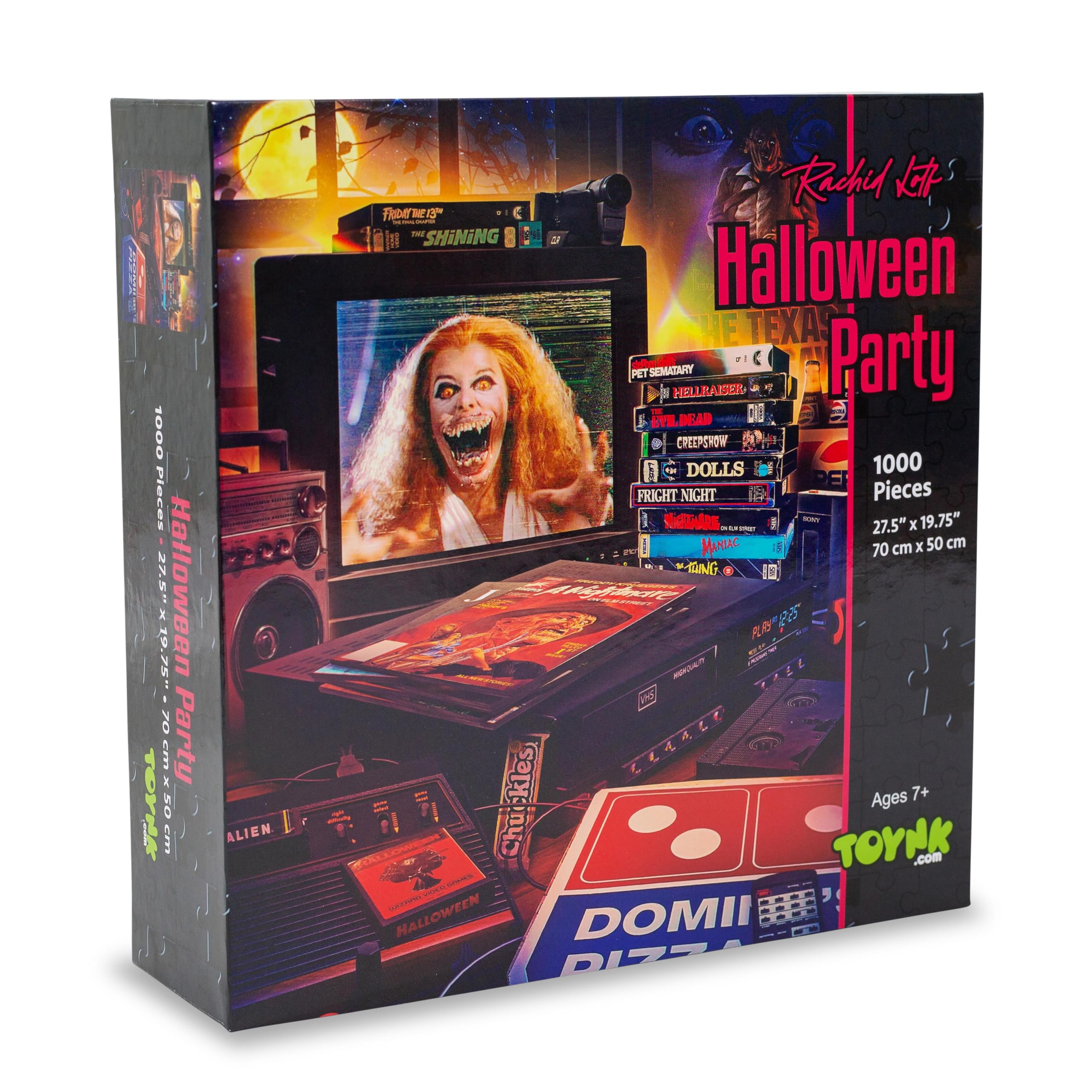 Foto 5 pulgar | Rompecabezas Toynk Halloween Pizza Party 1000 Piezas - Venta Internacional.