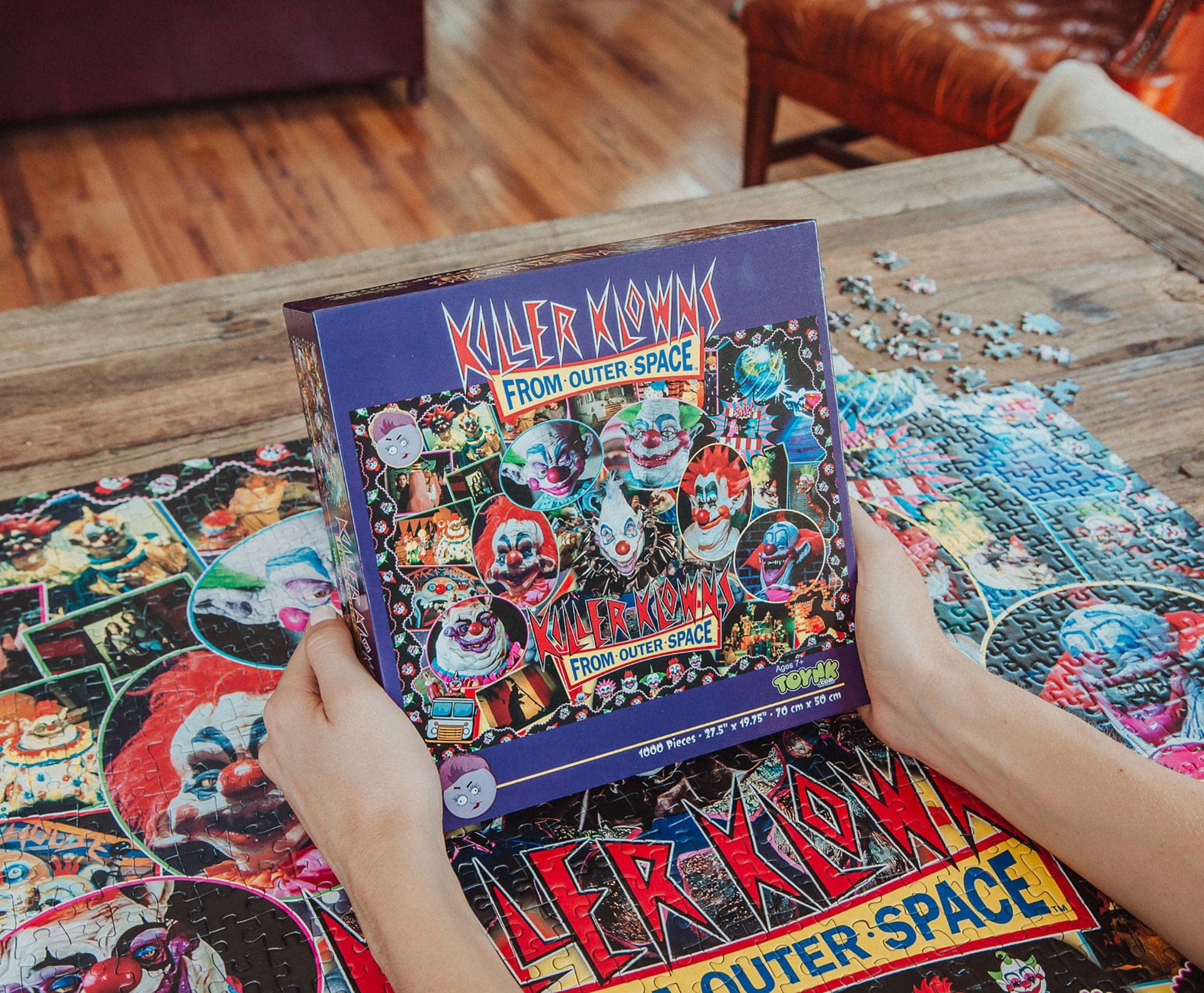 Foto 4 pulgar | Rompecabezas Toynk Killer Klowns From Outer Space De 1000 Piezas - Venta Internacional.
