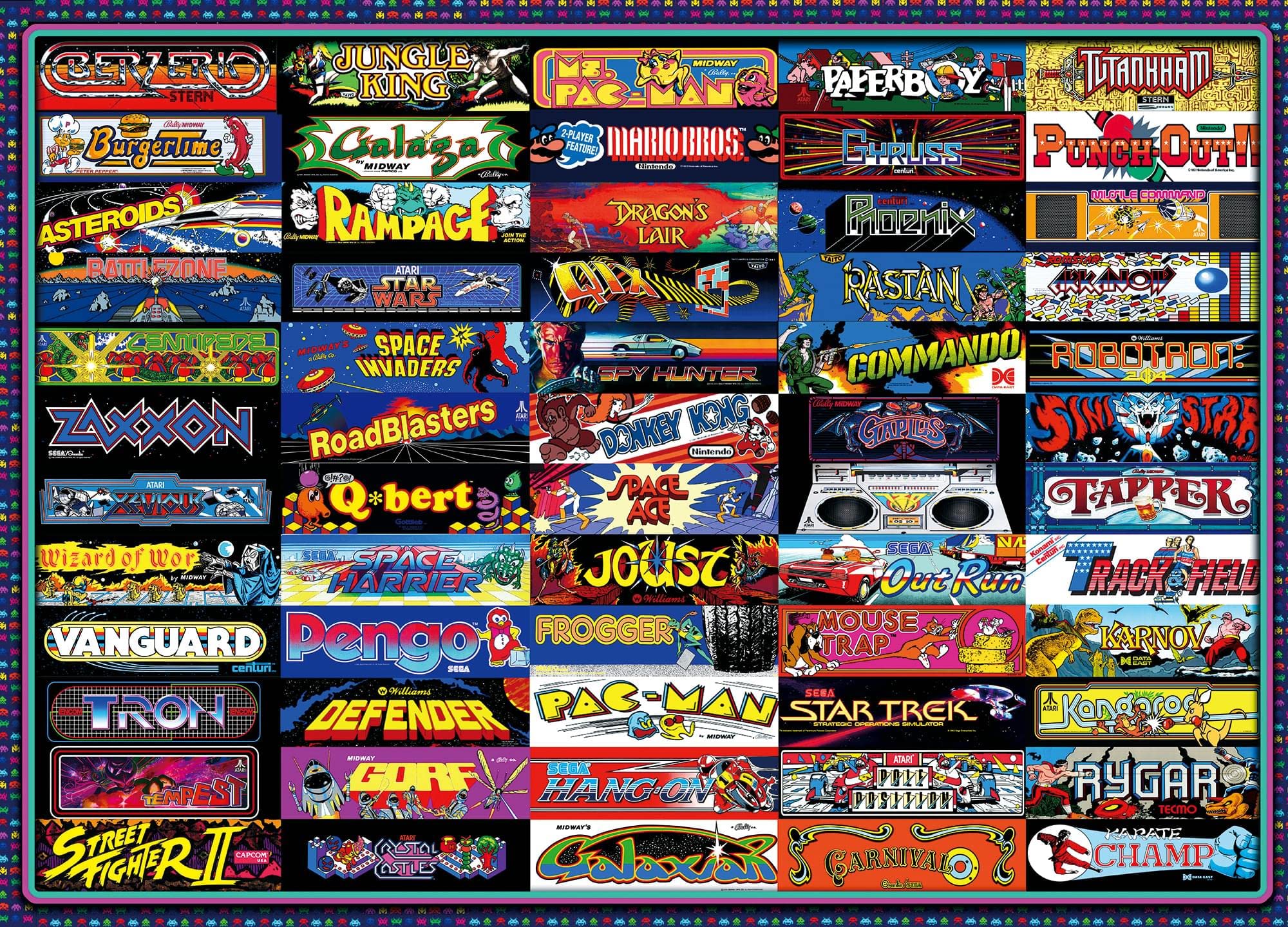 Rompecabezas Toynk Arcadeageddon! Juego De Arcade Retro De 1000 Piezas - Venta Internacional.