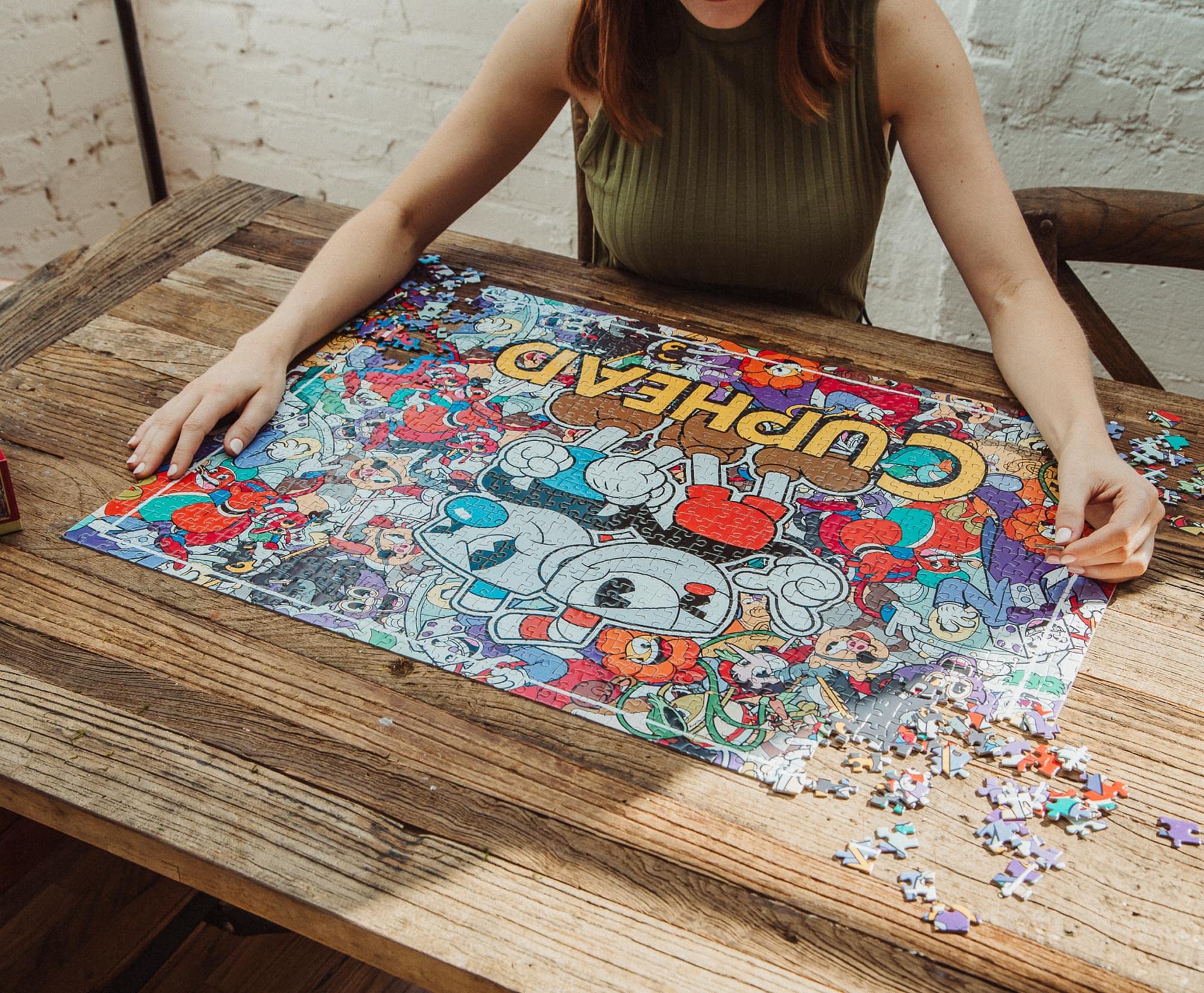 Foto 8 pulgar | Collage De 1000 Piezas De Toynk Cuphead Y Mugman - Venta Internacional.