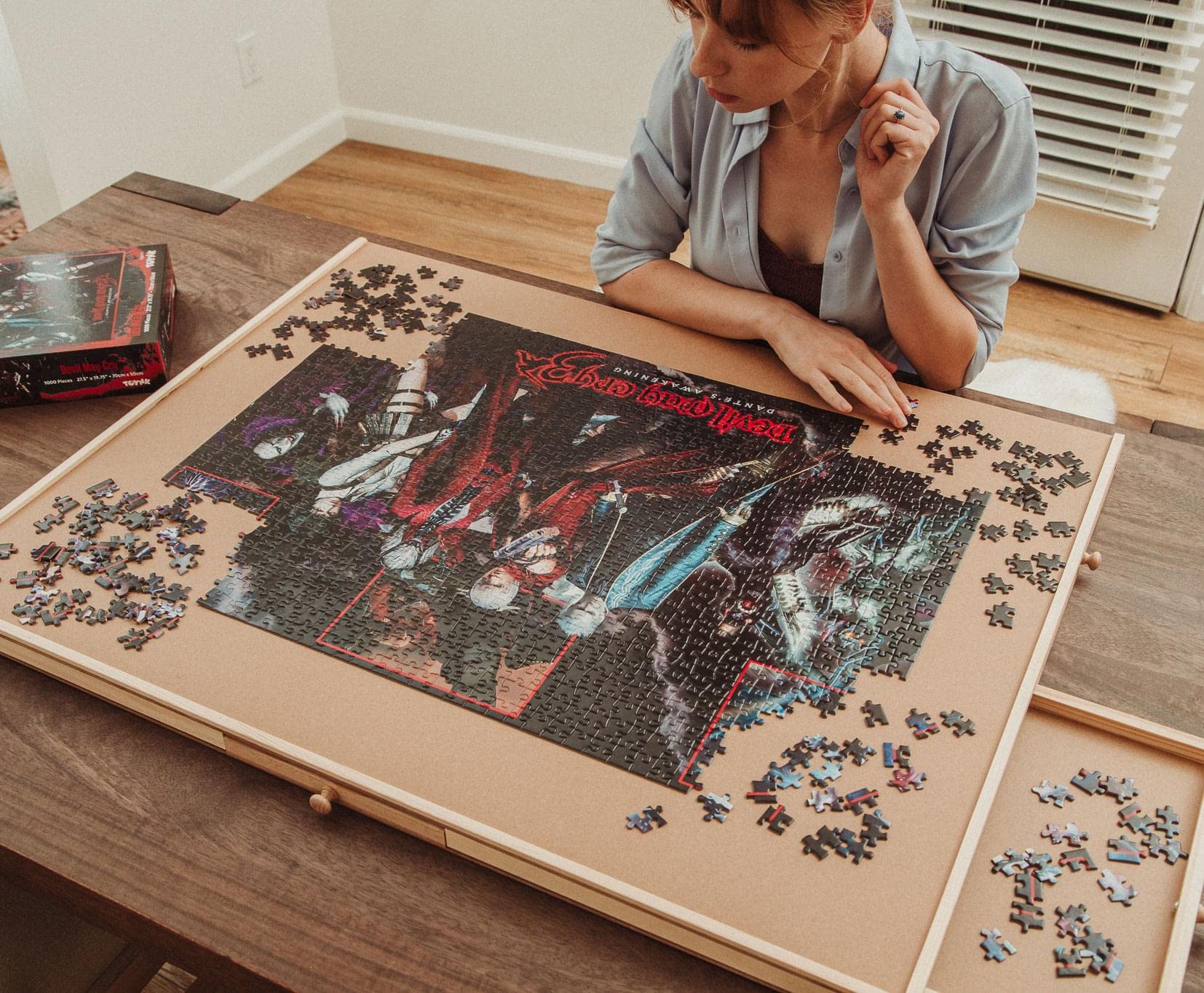 Foto 4 | Rompecabezas Toynk Devil May Cry 3, Collage De 1000 Piezas Para Adultos - Venta Internacional.
