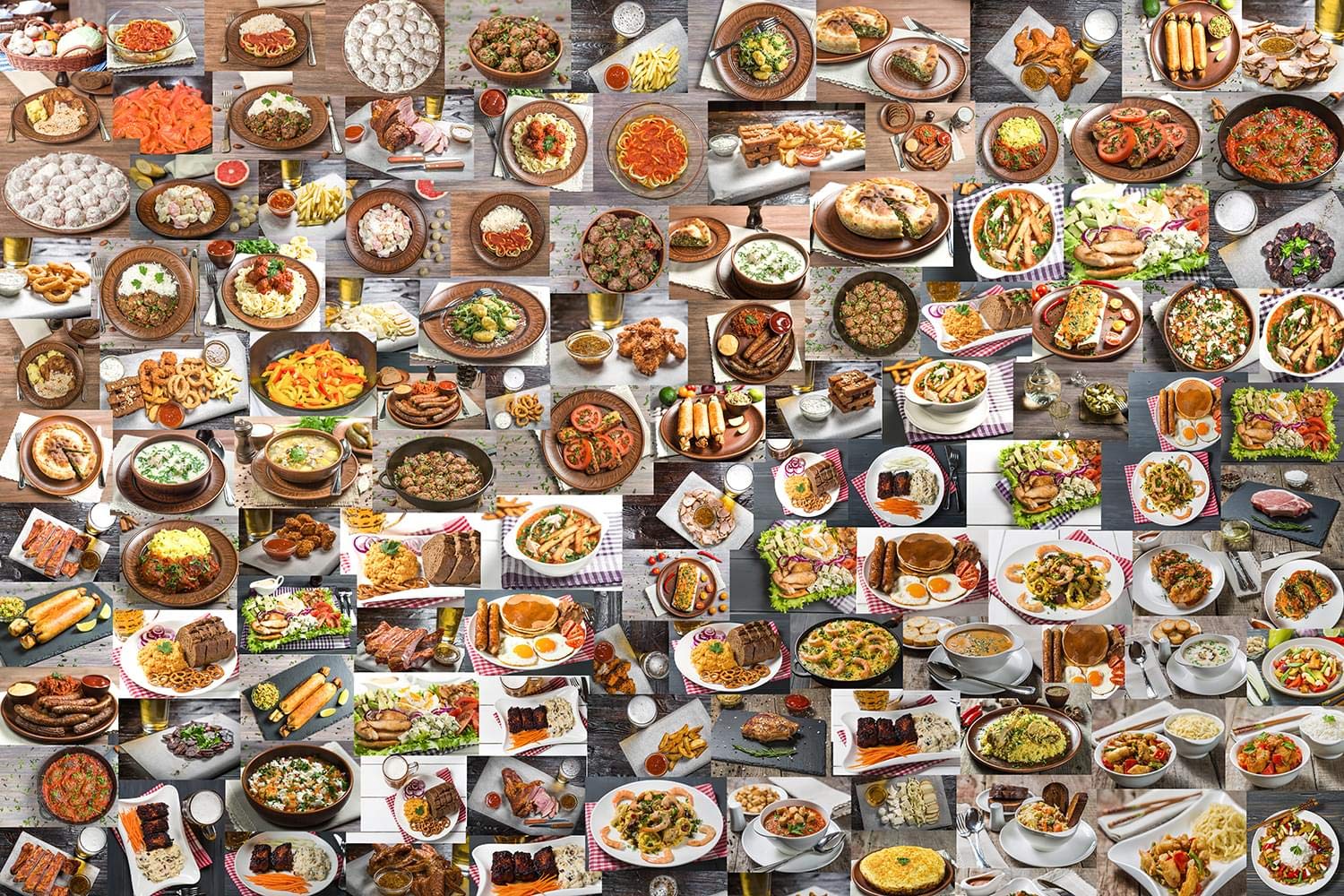 Rompecabezas Toynk Food 1000 Piezas Para Adultos Y Niños - Venta Internacional.