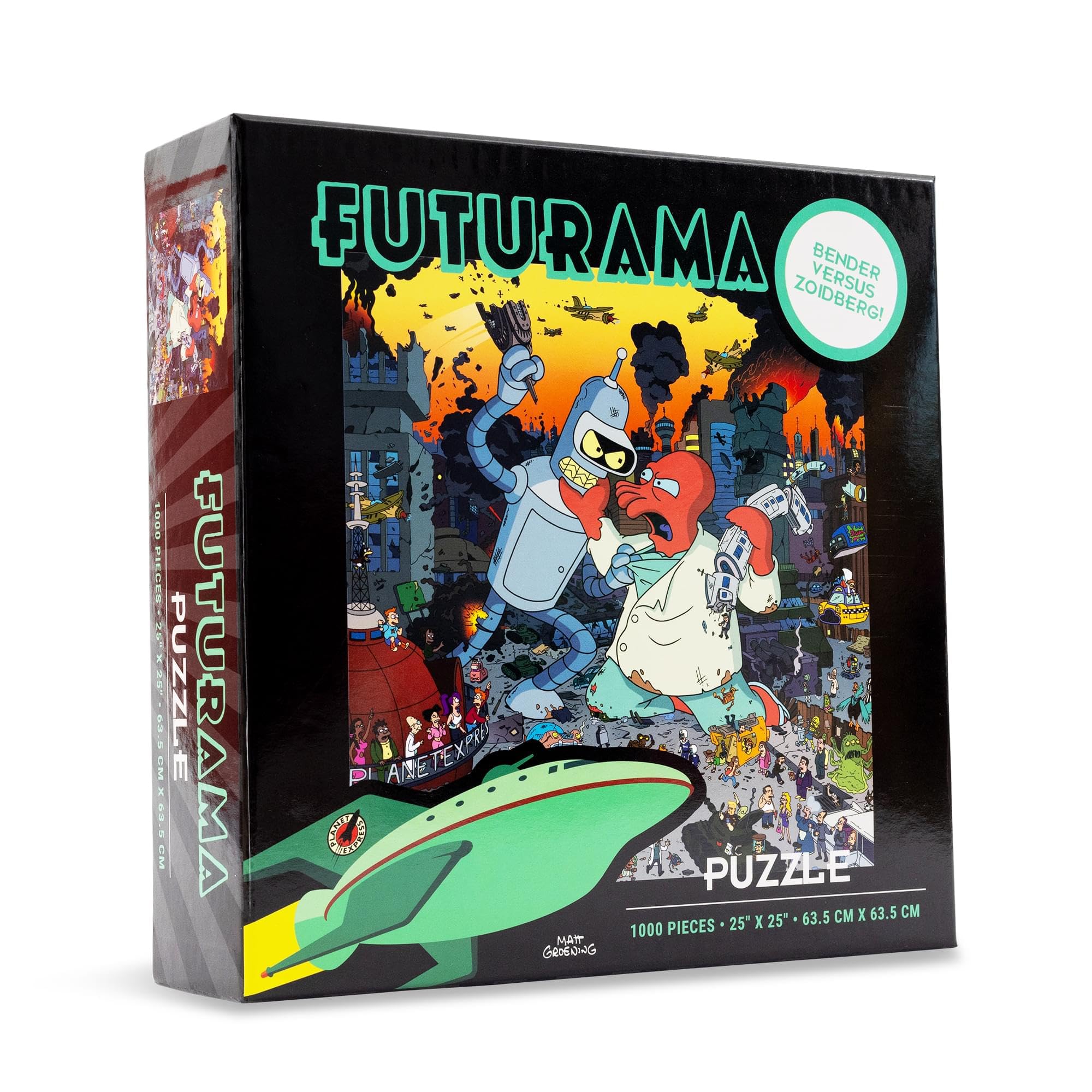 Foto 3 pulgar | Rompecabezas Toynk Futurama Bender Contra Zoidberg De 1000 Piezas - Venta Internacional.