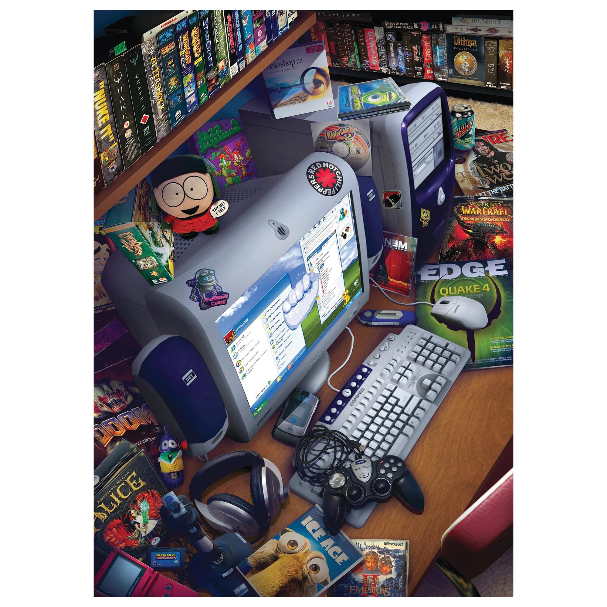 Foto 2 pulgar | Rompecabezas Toynk Pc Gaming Glory 1000 Piezas Para Adultos - Venta Internacional.