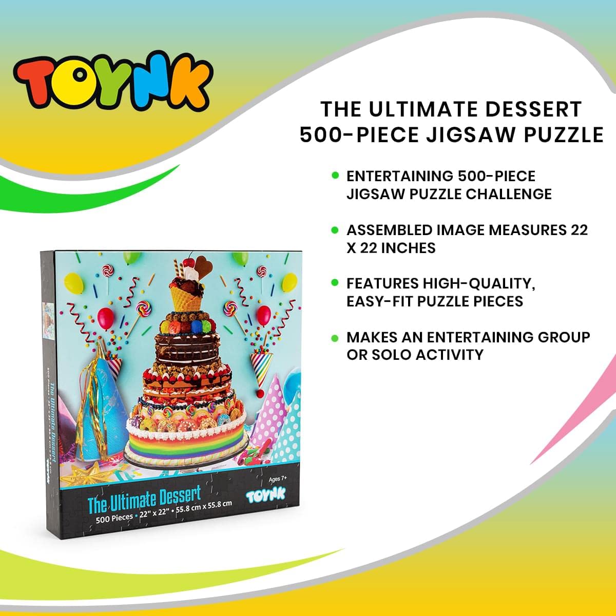 Foto 8 pulgar | Rompecabezas Toynk The Ultimate Dessert 500 Piezas - Venta Internacional.