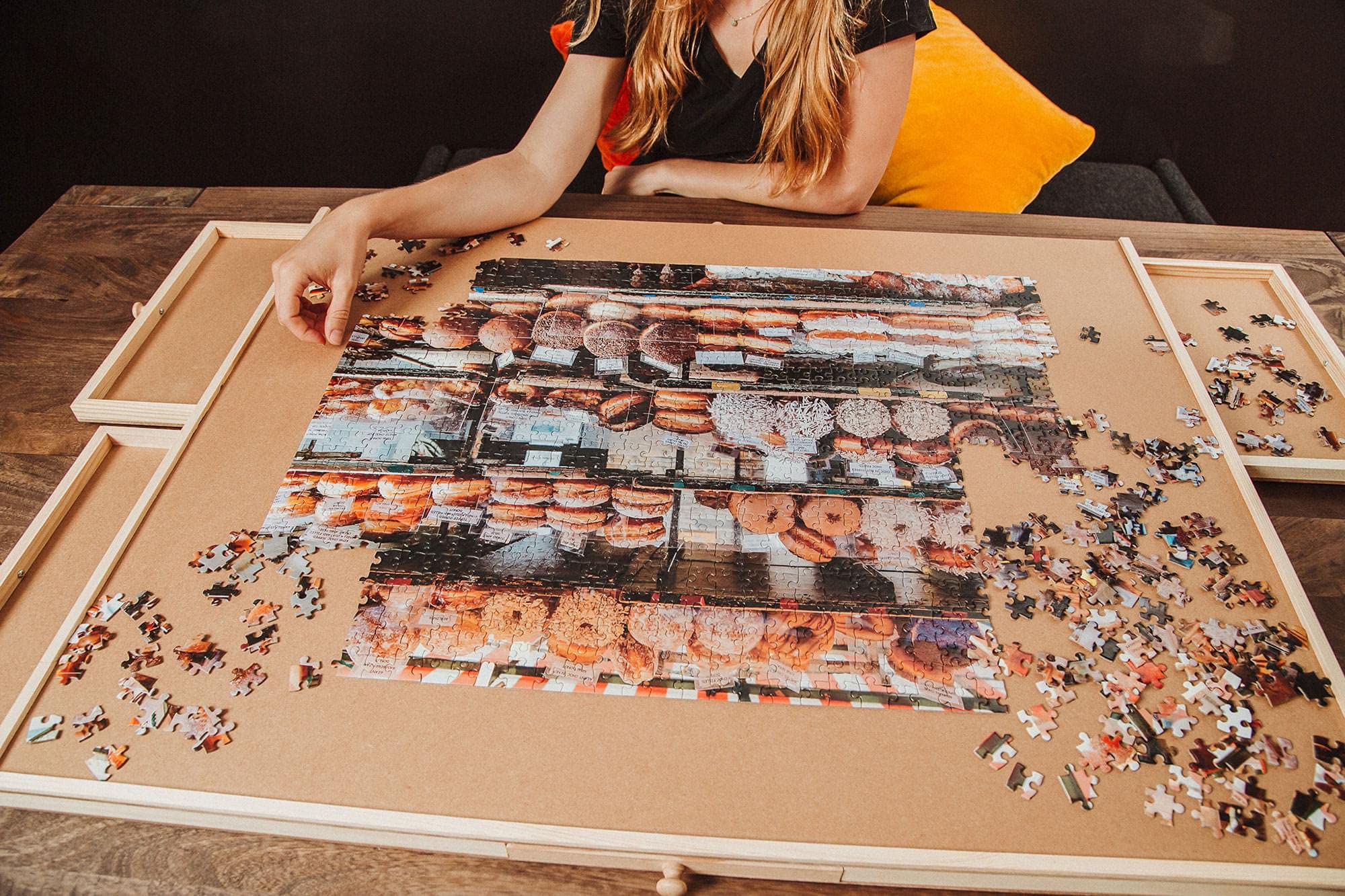 Foto 5 | Rompecabezas Toynk Donut Shop Bakery 1000 Piezas - Venta Internacional.