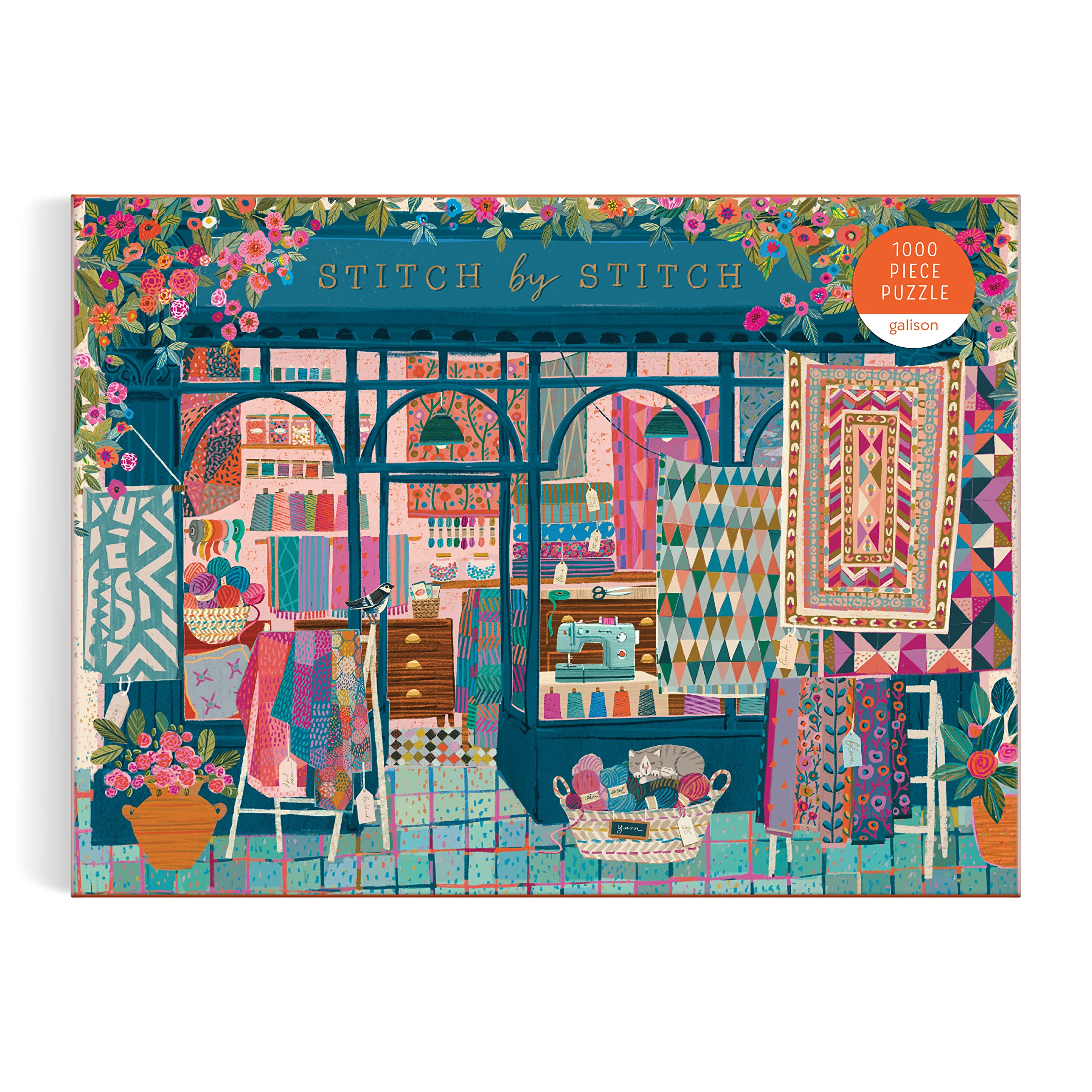 Foto 7 pulgar | Puzzle Galison Stitch By Stitch De 1000 Piezas Para Adultos - Venta Internacional.