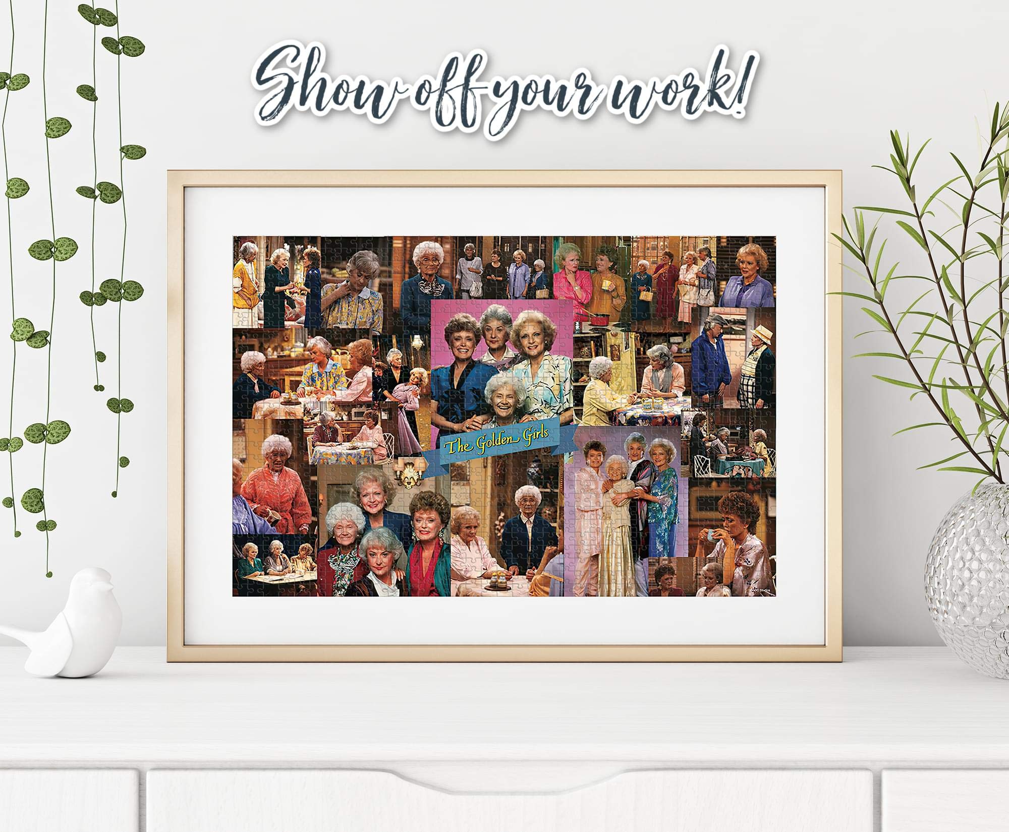 Foto 6 | Rompecabezas Toynk The Golden Girls Collage De Los 80, 1000 Piezas - Venta Internacional.
