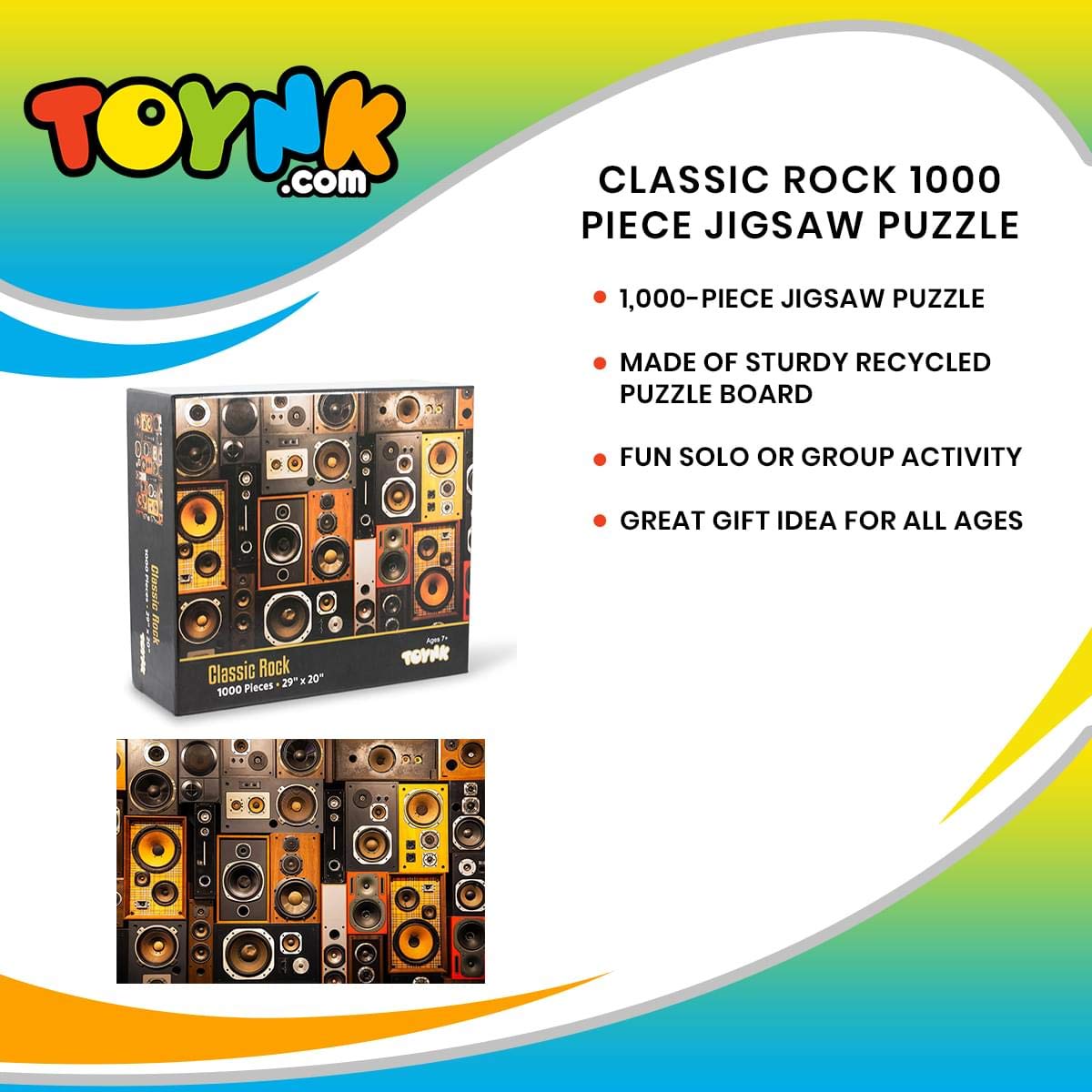 Foto 7 | Rompecabezas Toynk Classic Rock Music 1000 Piezas Con Audio - Venta Internacional.