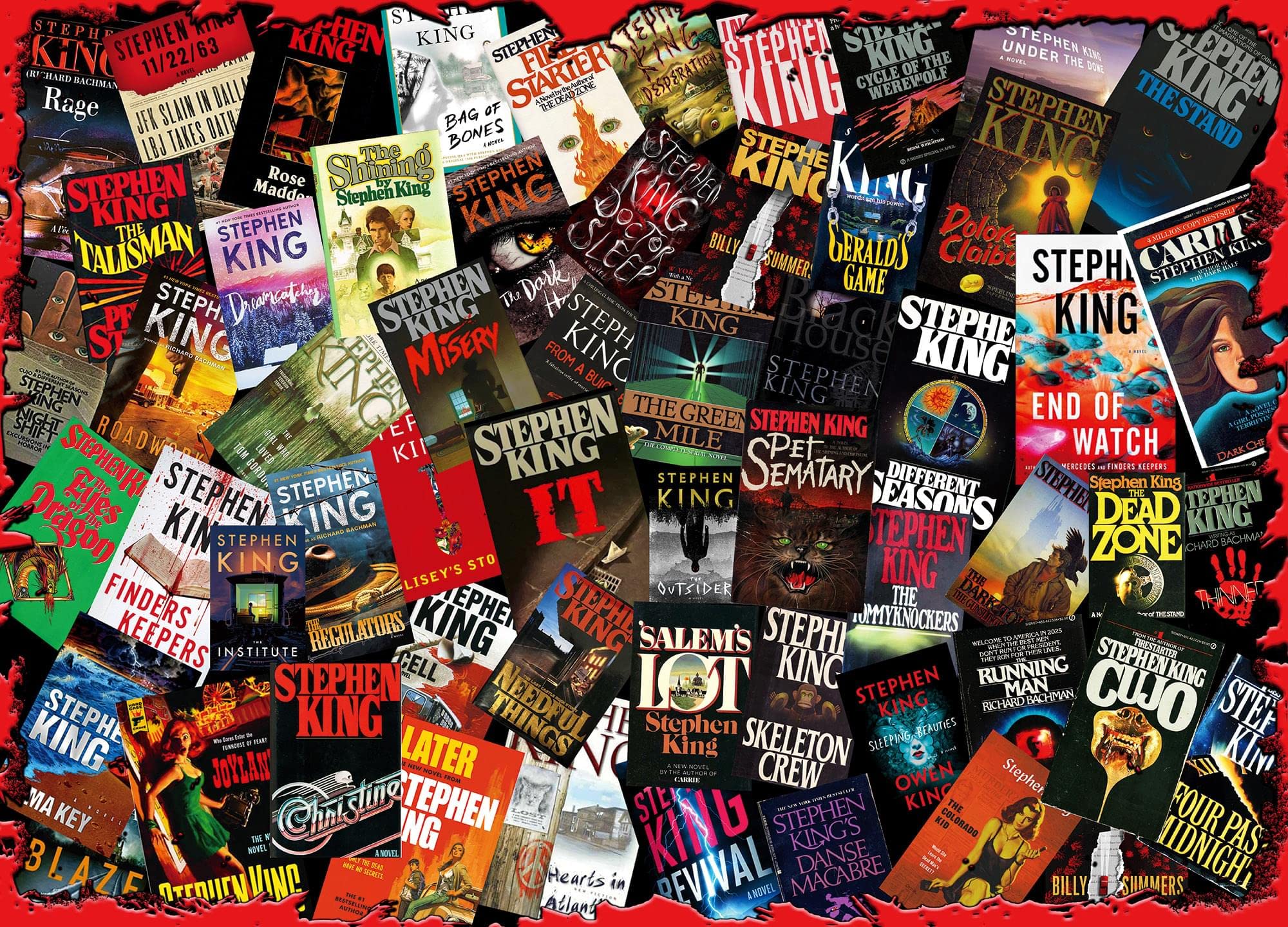 Foto 2 pulgar | Rompecabezas Toynk King Of Horror Stephen King 1000 Piezas - Venta Internacional.