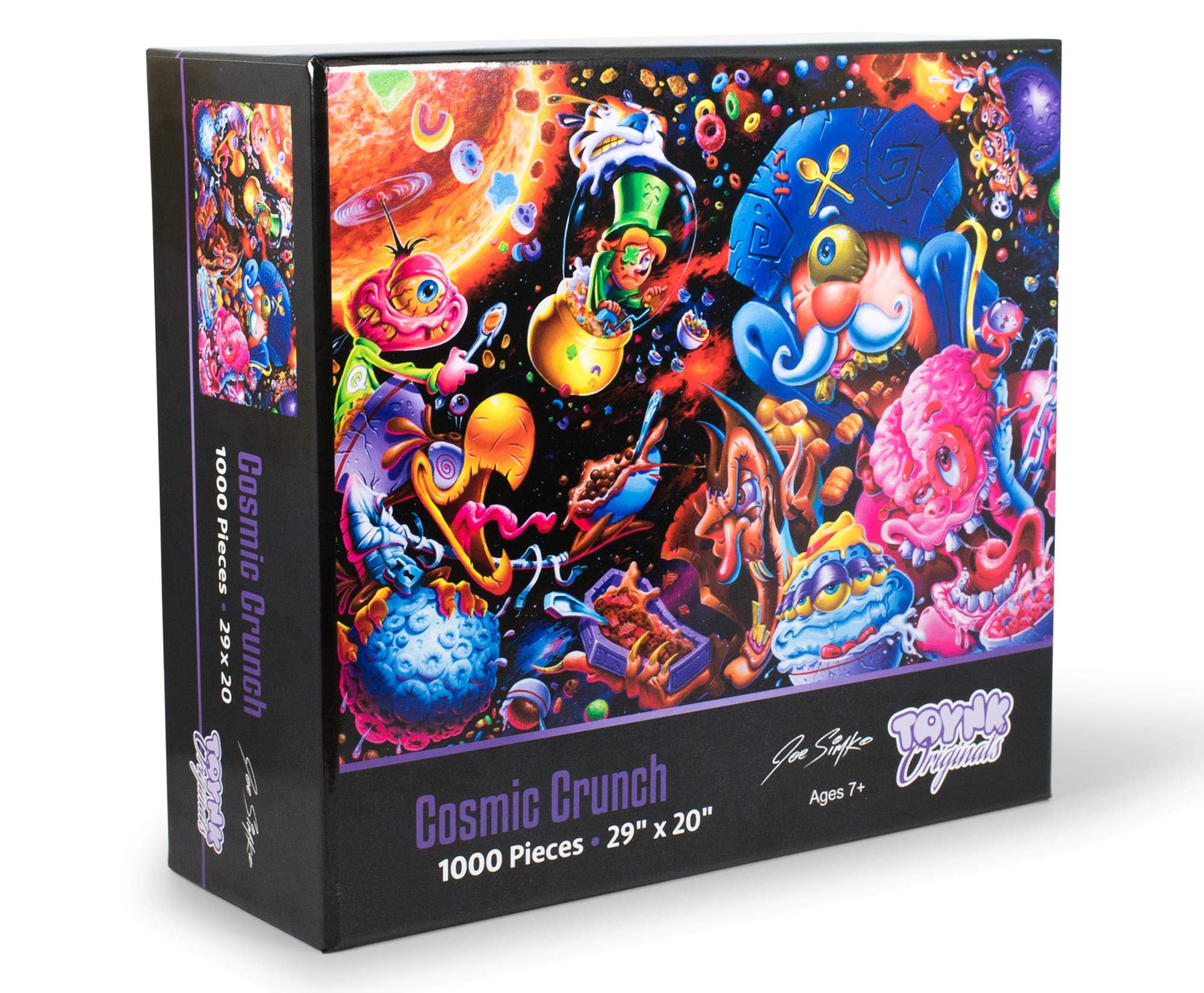Foto 3 pulgar | Cereales Para Desayuno Jigsaw Puzzle Toynk Cosmic Crunch, 1000 Piezas - Venta Internacional.