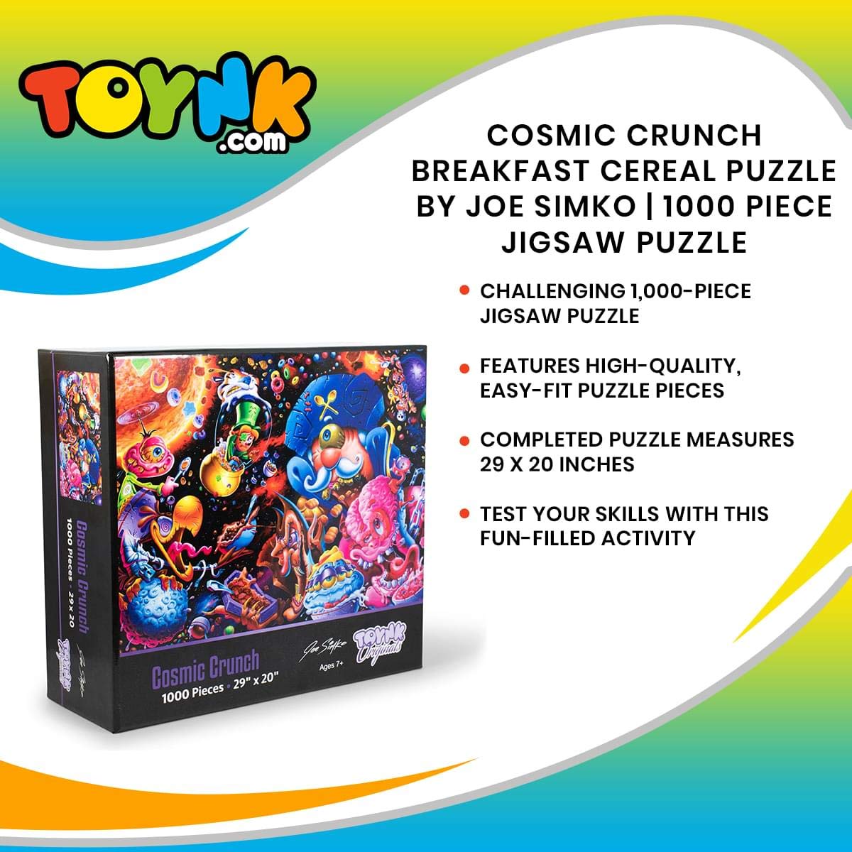 Foto 8 pulgar | Cereales Para Desayuno Jigsaw Puzzle Toynk Cosmic Crunch, 1000 Piezas - Venta Internacional.